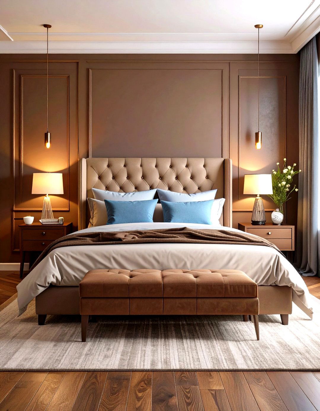 Rich Chocolate Brown Paint Color - 30 paint color ideas