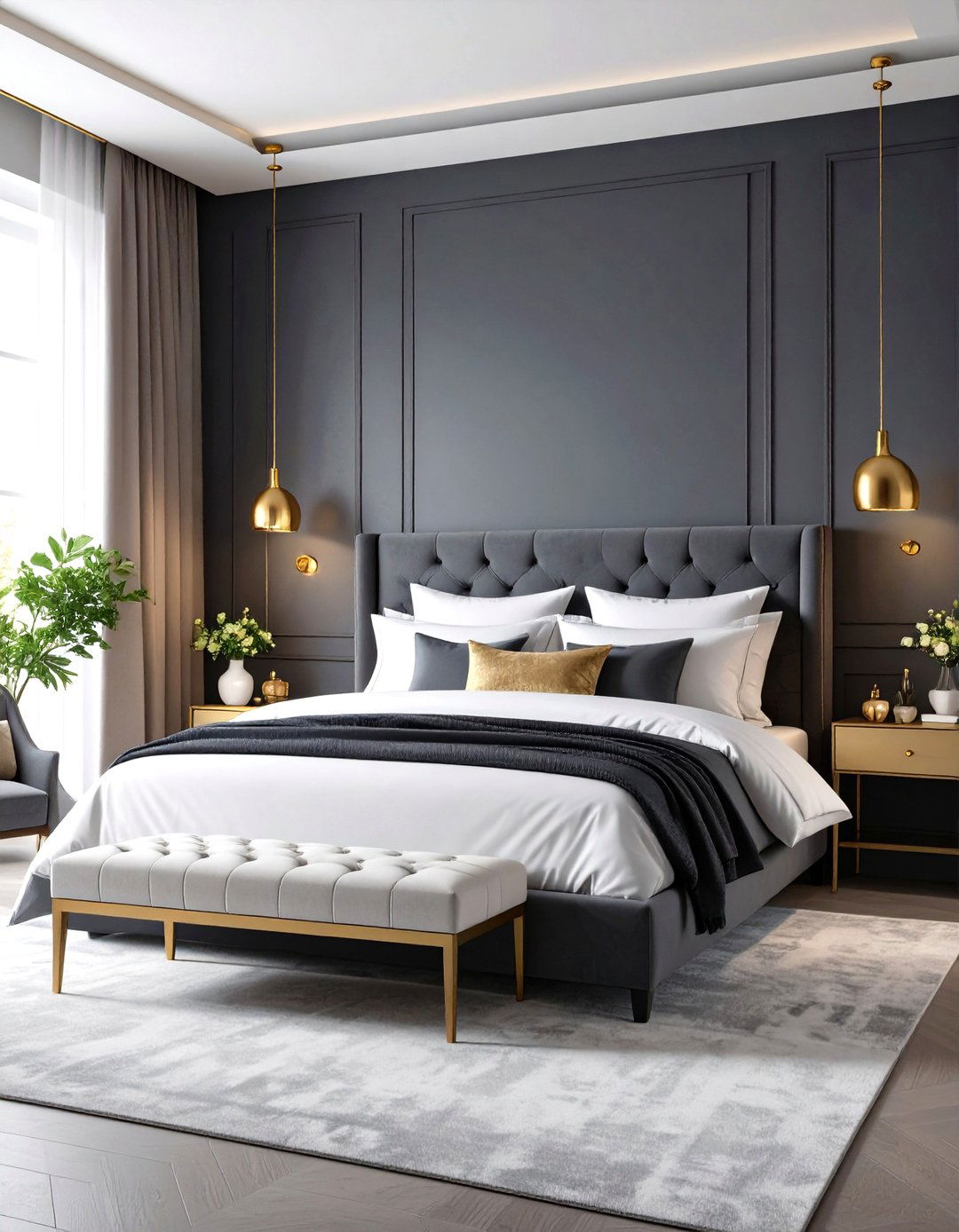 Rich Dark Wall Colors for Intimacy - 30 romantic bedroom ideas