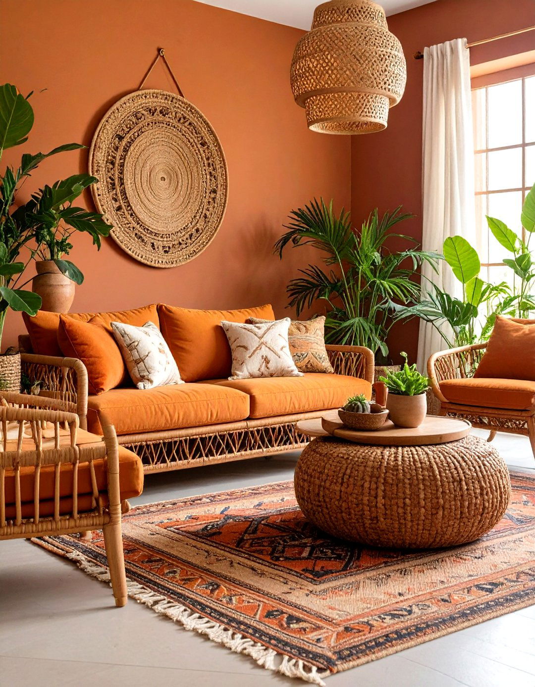 Rich Ochre Living Room - 30 living room paint color ideas