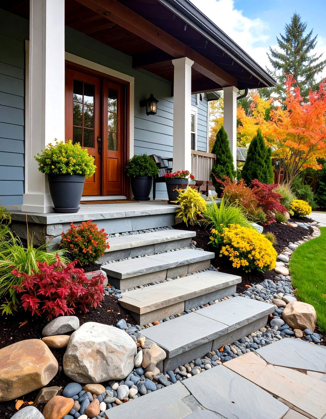 River Rock Porch Skirting - 30 porch skirting ideas