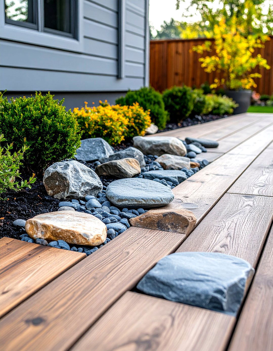 River Rock and Mortar Deck Skirting - 30 porch skirting deck skirting ideas