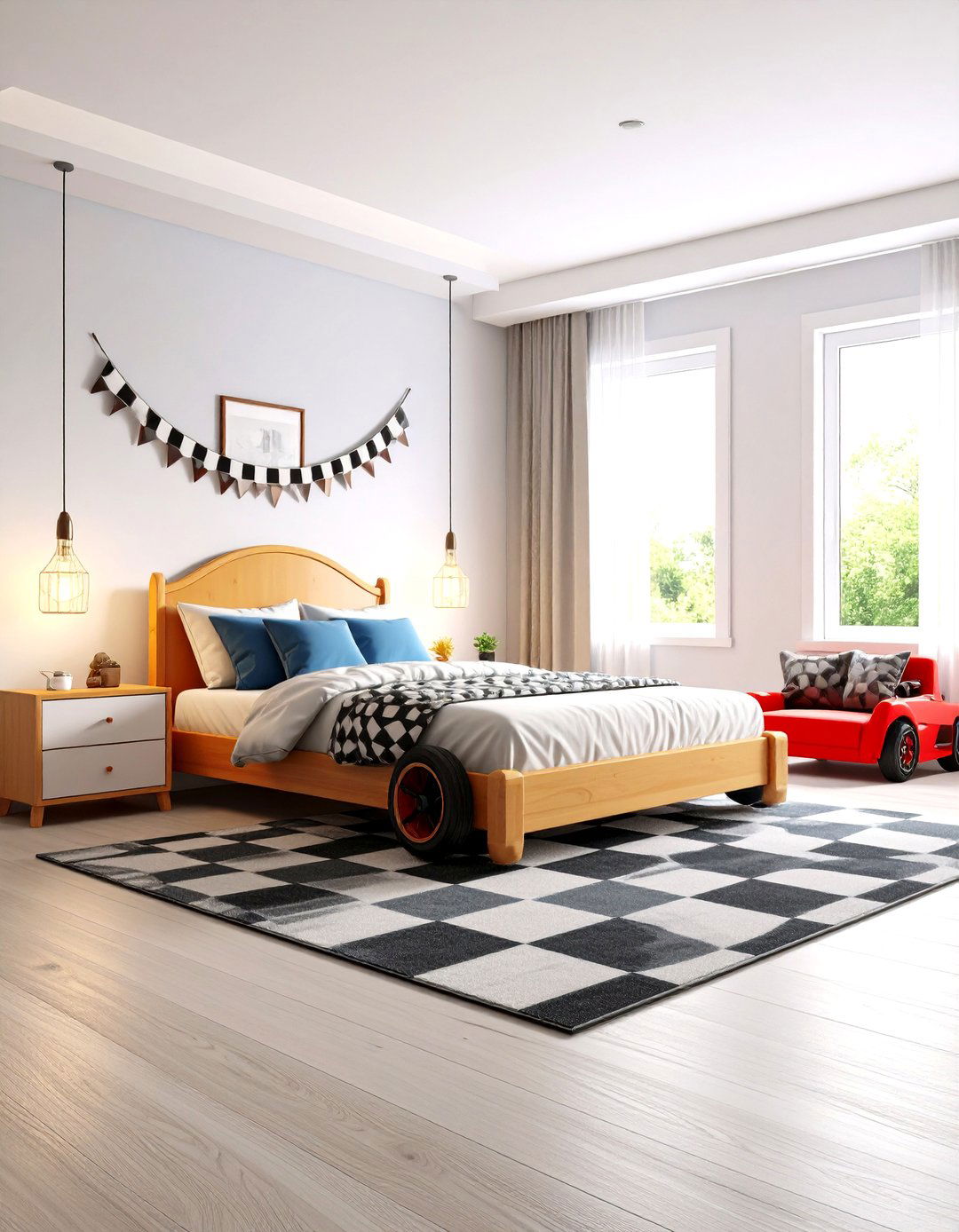 Roaring Racetrack Room - 30 little boy room ideas