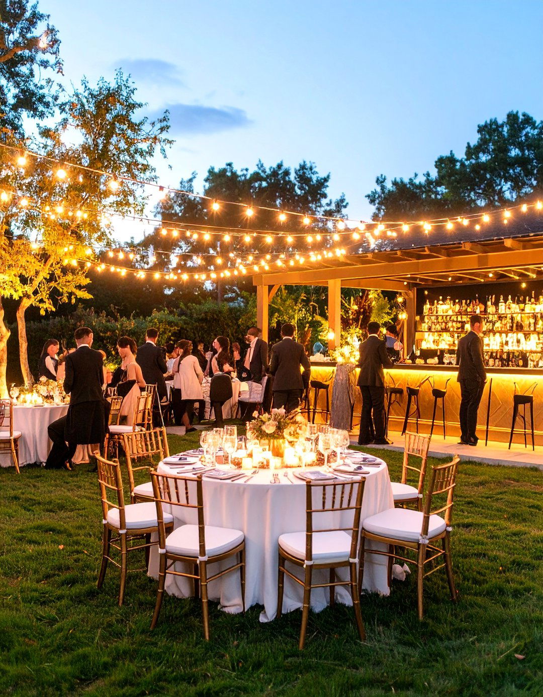 Roaring Twenties Speakeasy - 30 backyard engagement party ideas