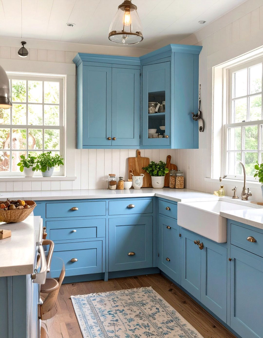 Robins Egg Blue Small Kitchen - 30 small kitchen color ideas