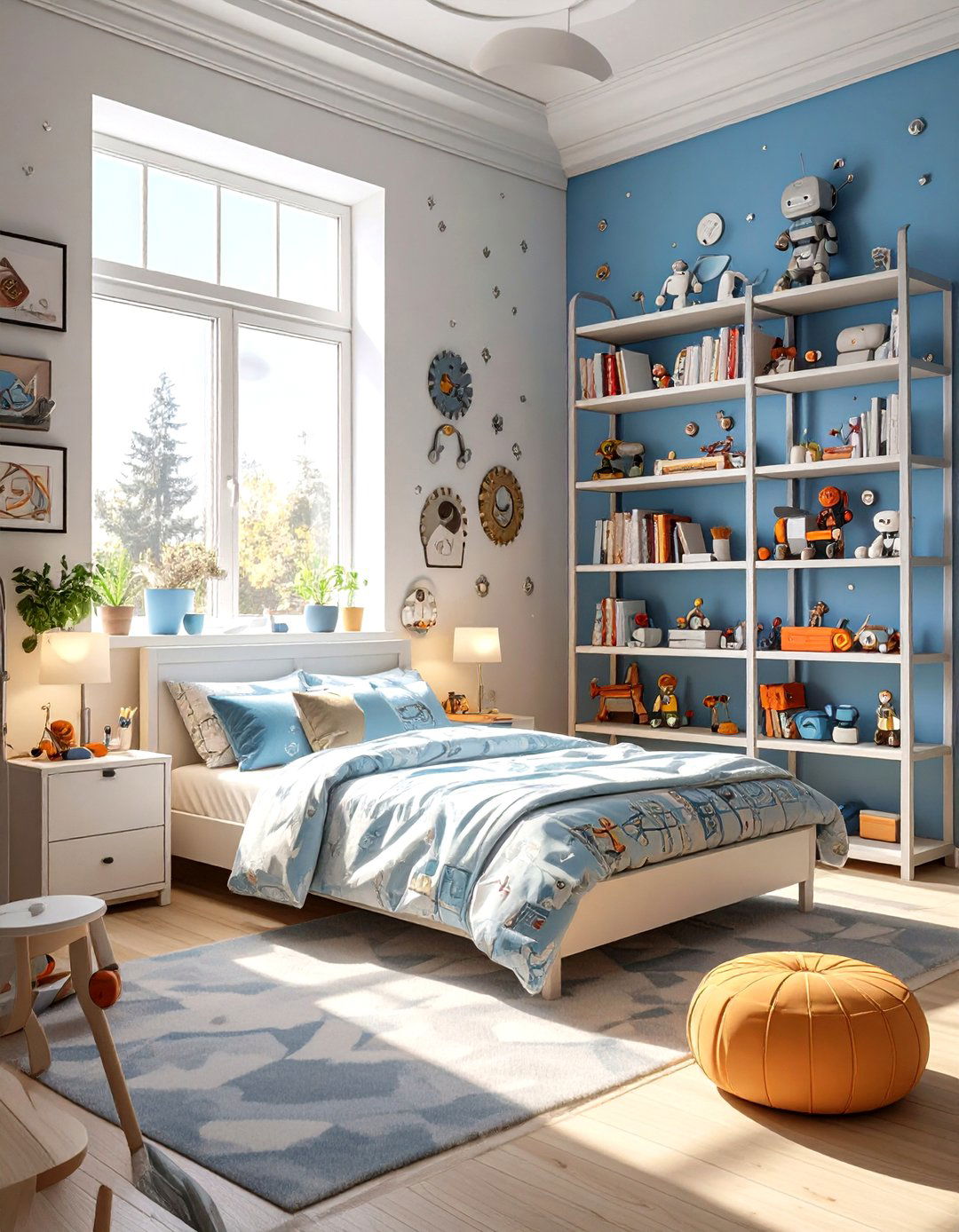 Robot Factory Bedroom - 30 toddler boy bedroom ideas