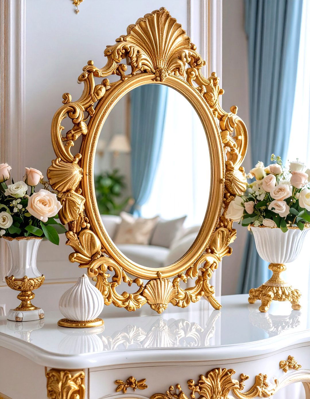 Rocaille Shell Motif Rococo Details - 30 rococo interior design ideas