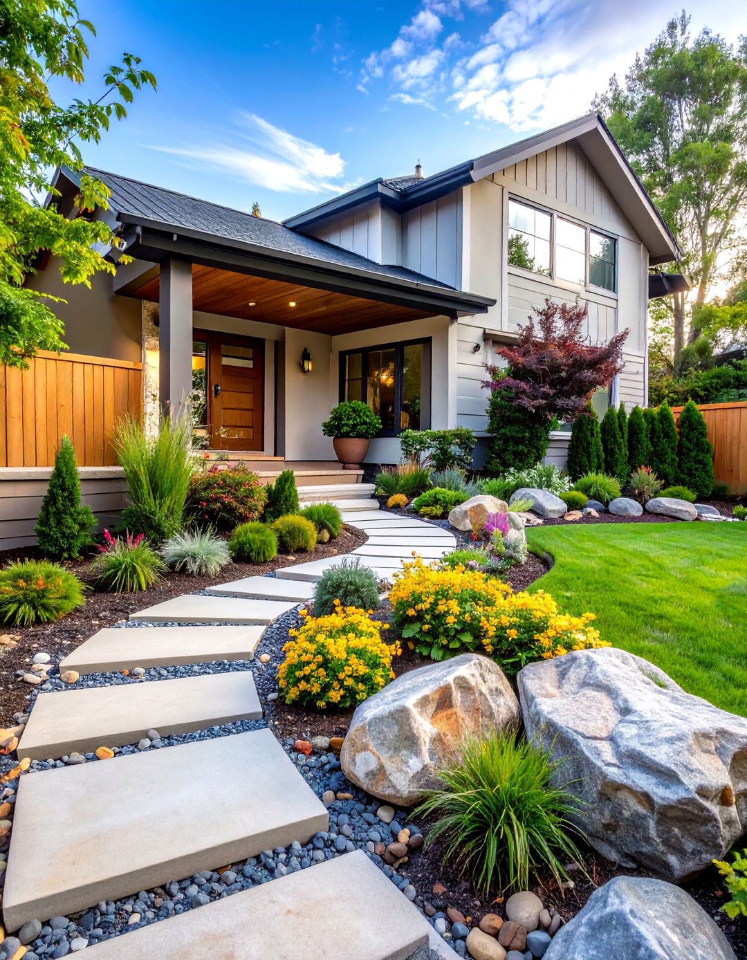 Rock Garden Entrance - 30 rock garden designs