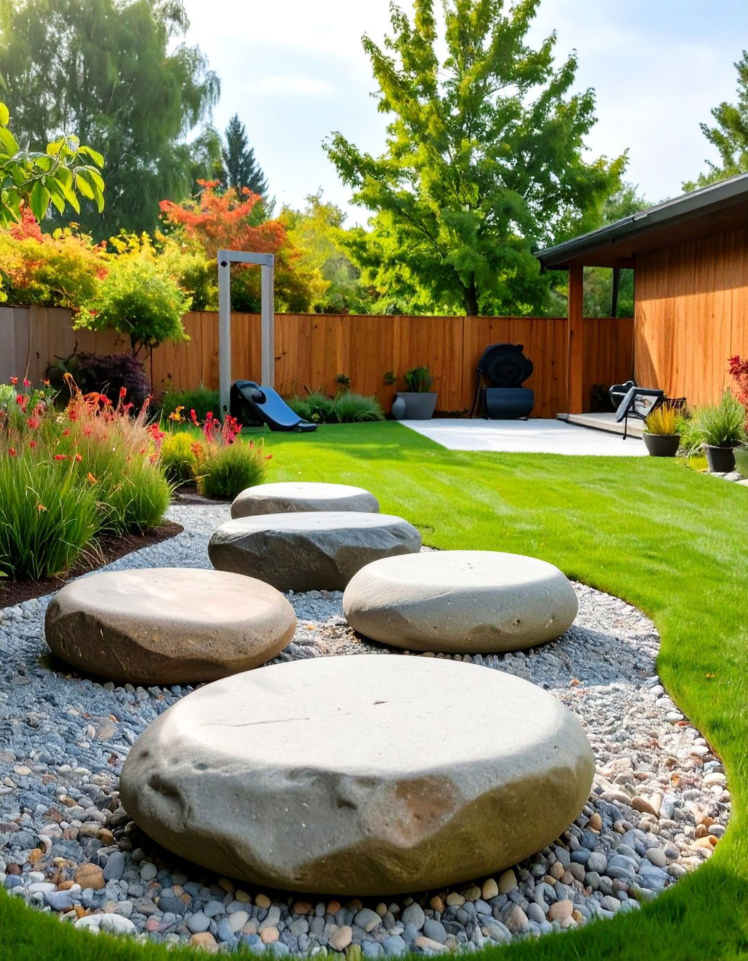 Rock Garden for Heavy Lifting - 30 outdoor gym ideas