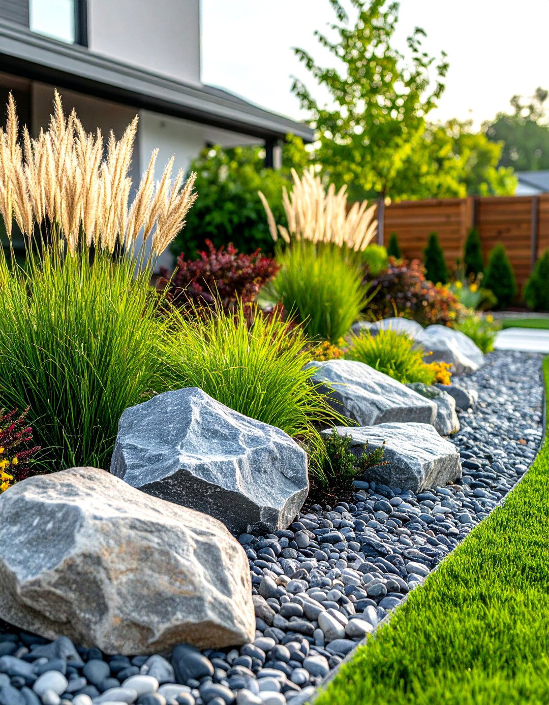 30 Natural Rock Landscaping Ideas to Transform Your Yard - We Love Home ...