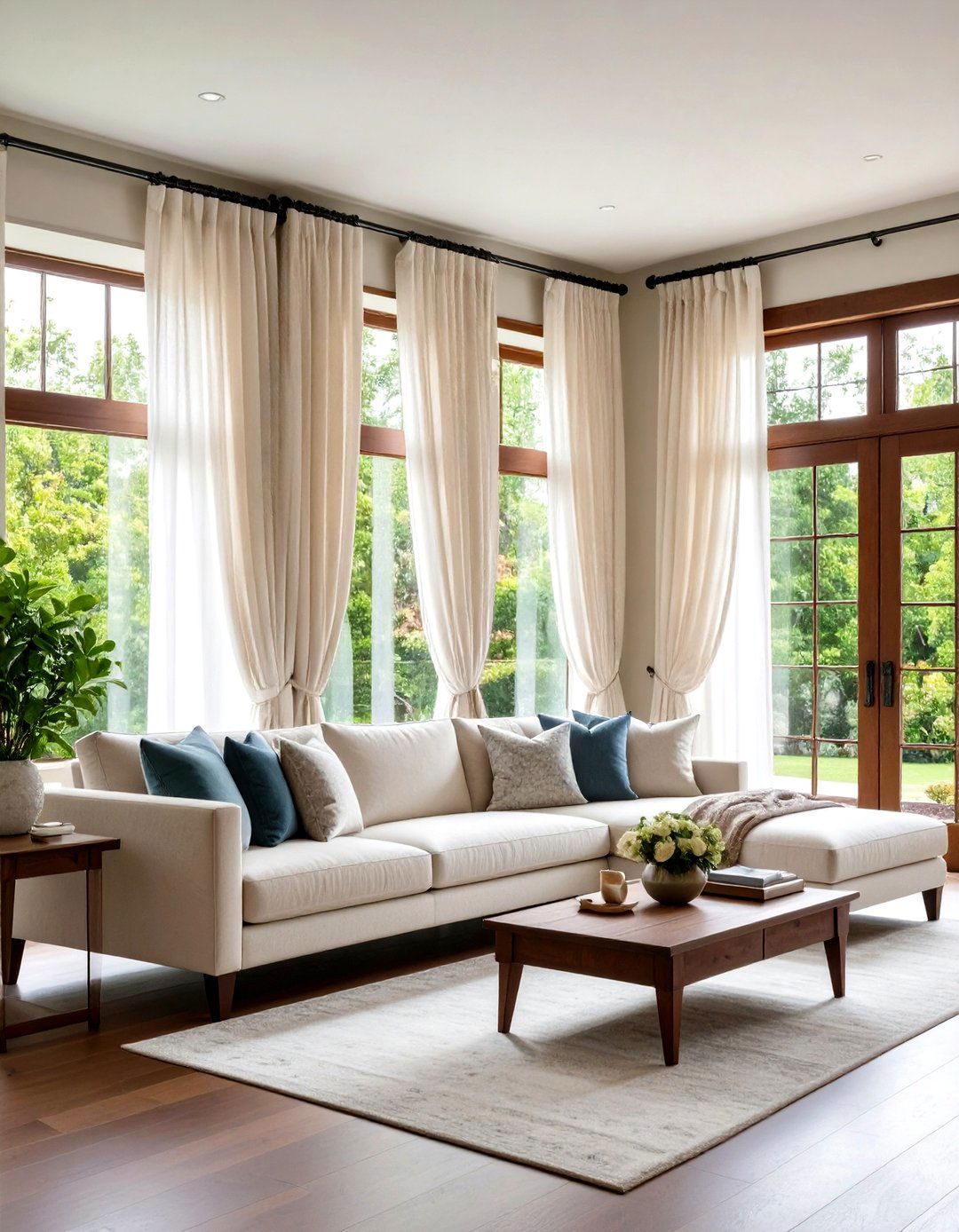 Rod Pocket Patio Door Curtains - 30 patio door curtain ideas