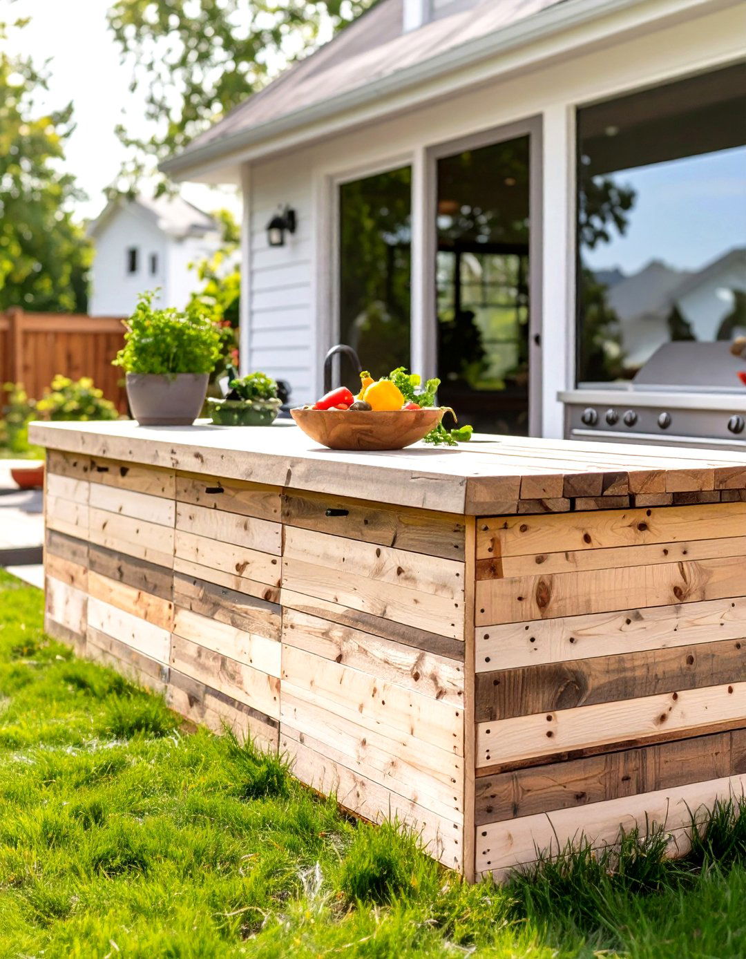 Rolling Cart Outdoor Kitchen Station - 30 simple outdoor kitchen ideas
