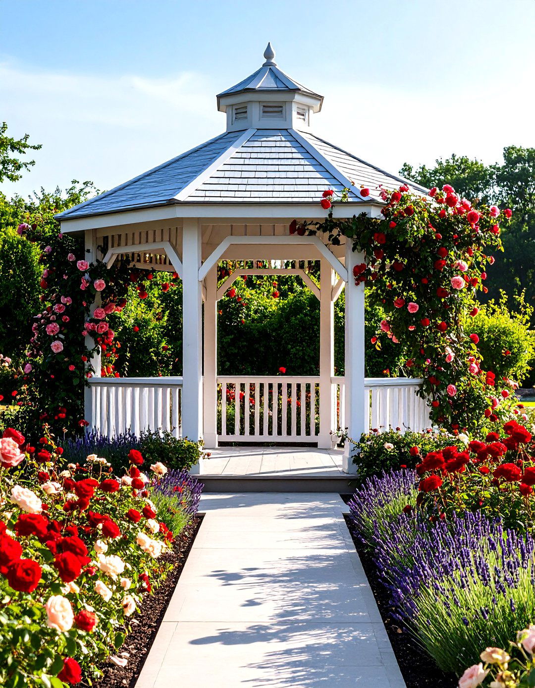 Romantic Rose Garden - 30 garden decoration ideas