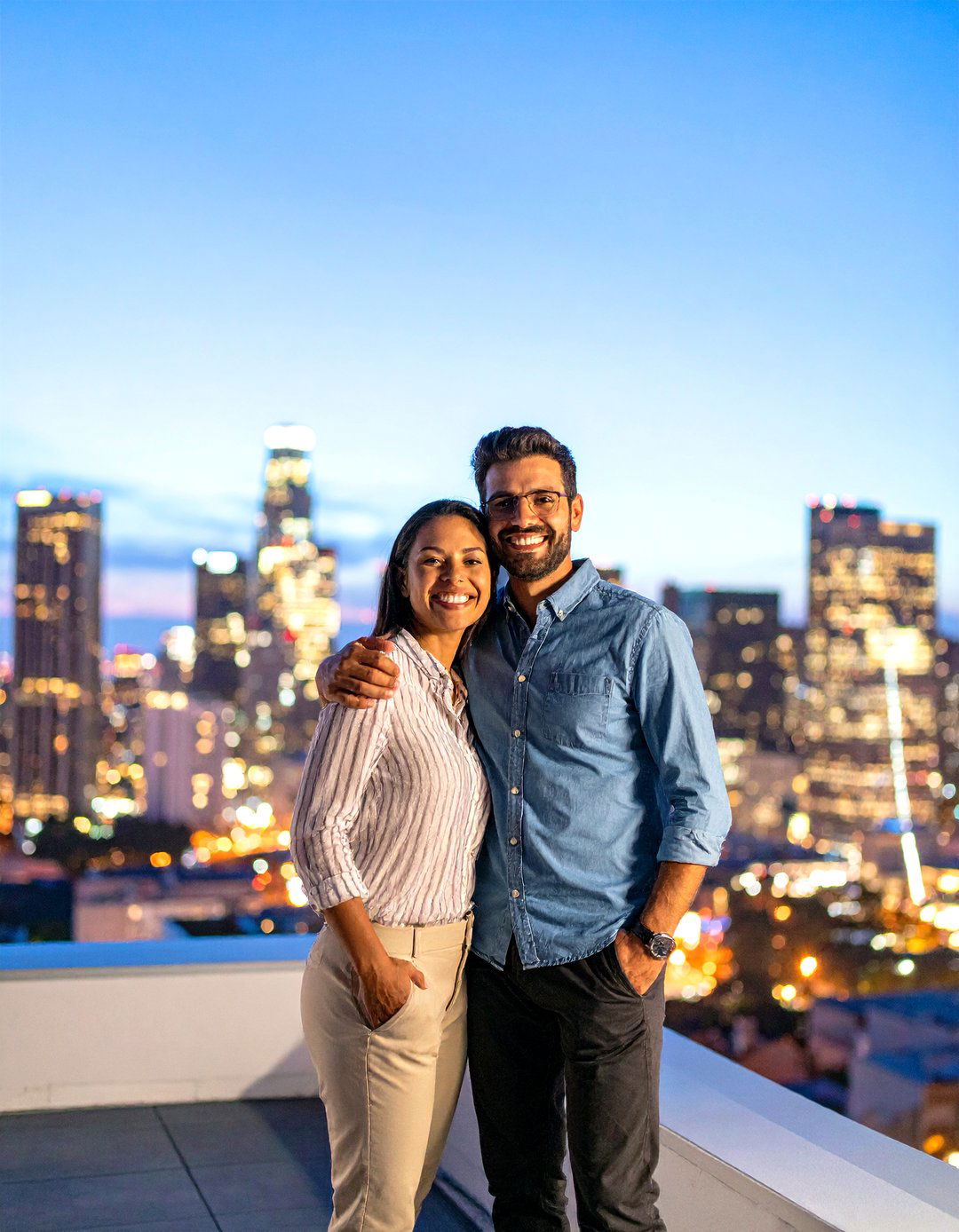 Rooftop Cityscape Photoshoot - 30 outdoor photoshoot ideas