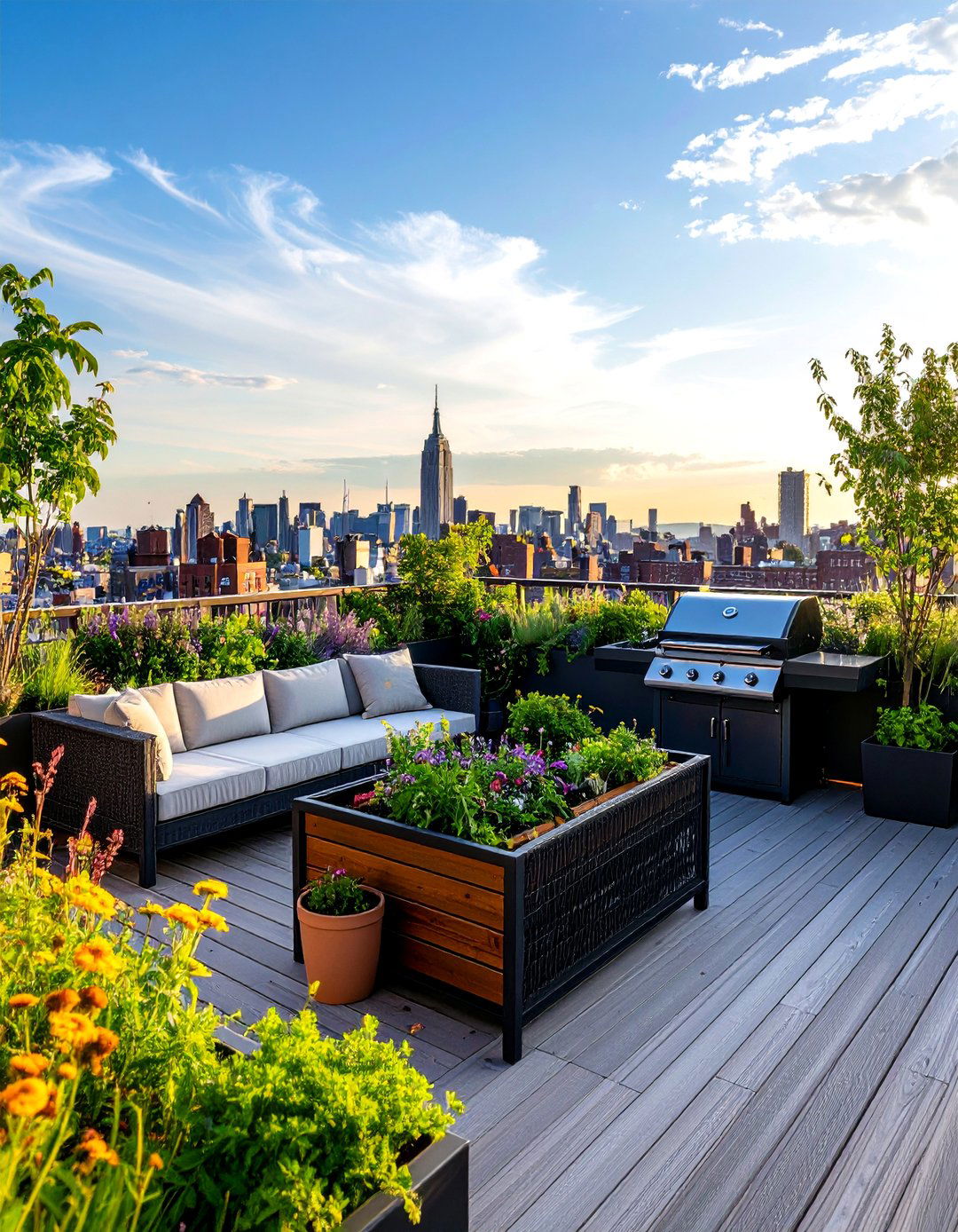 Rooftop Garden BBQ Escape - 30 backyard bbq ideas