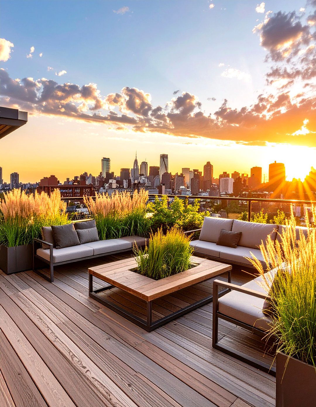 Rooftop Outdoor Deck for Urban Views - 30 outdoor deck ideas