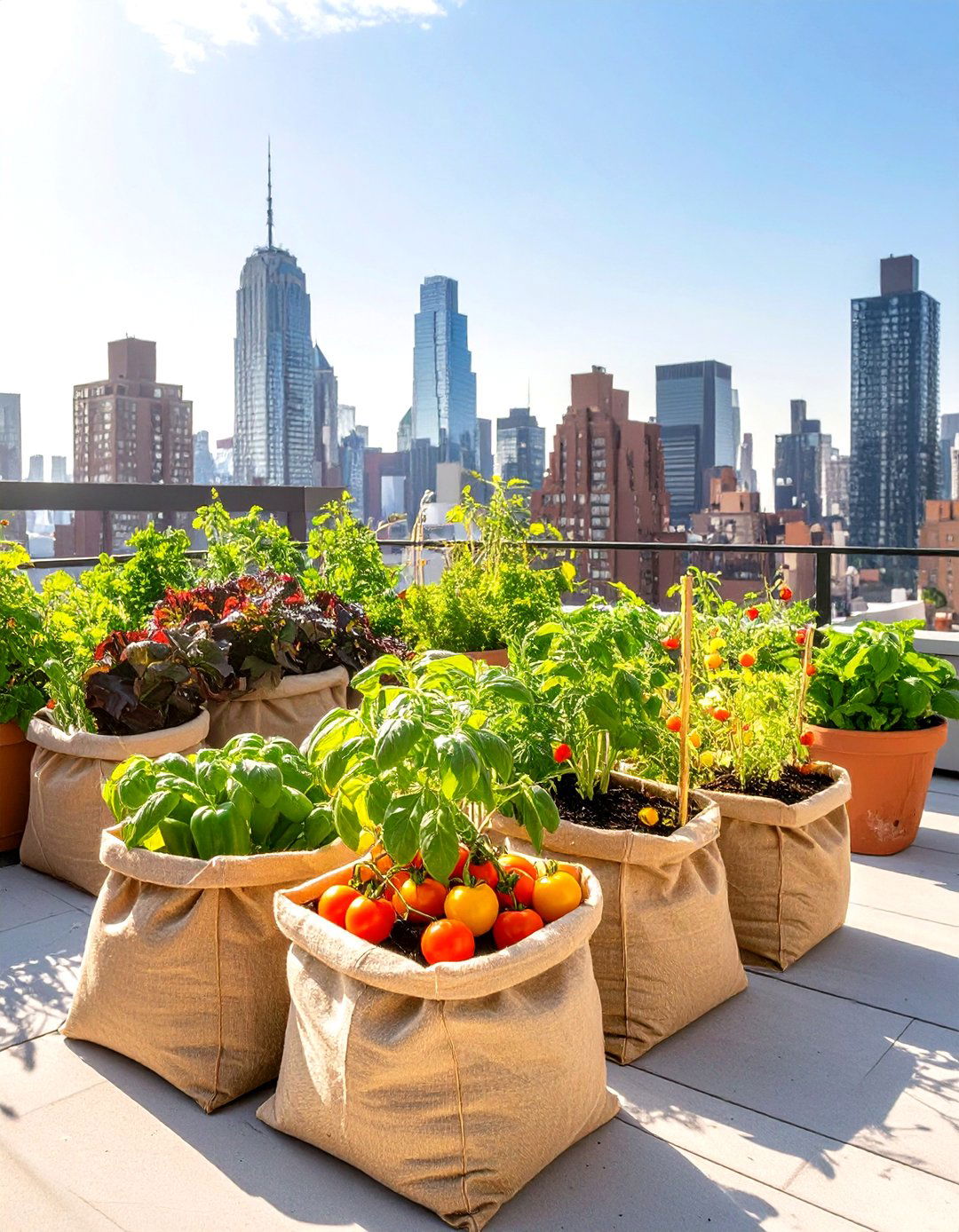 Rooftop Small Vegetable Garden - 30 small vegetable garden ideas