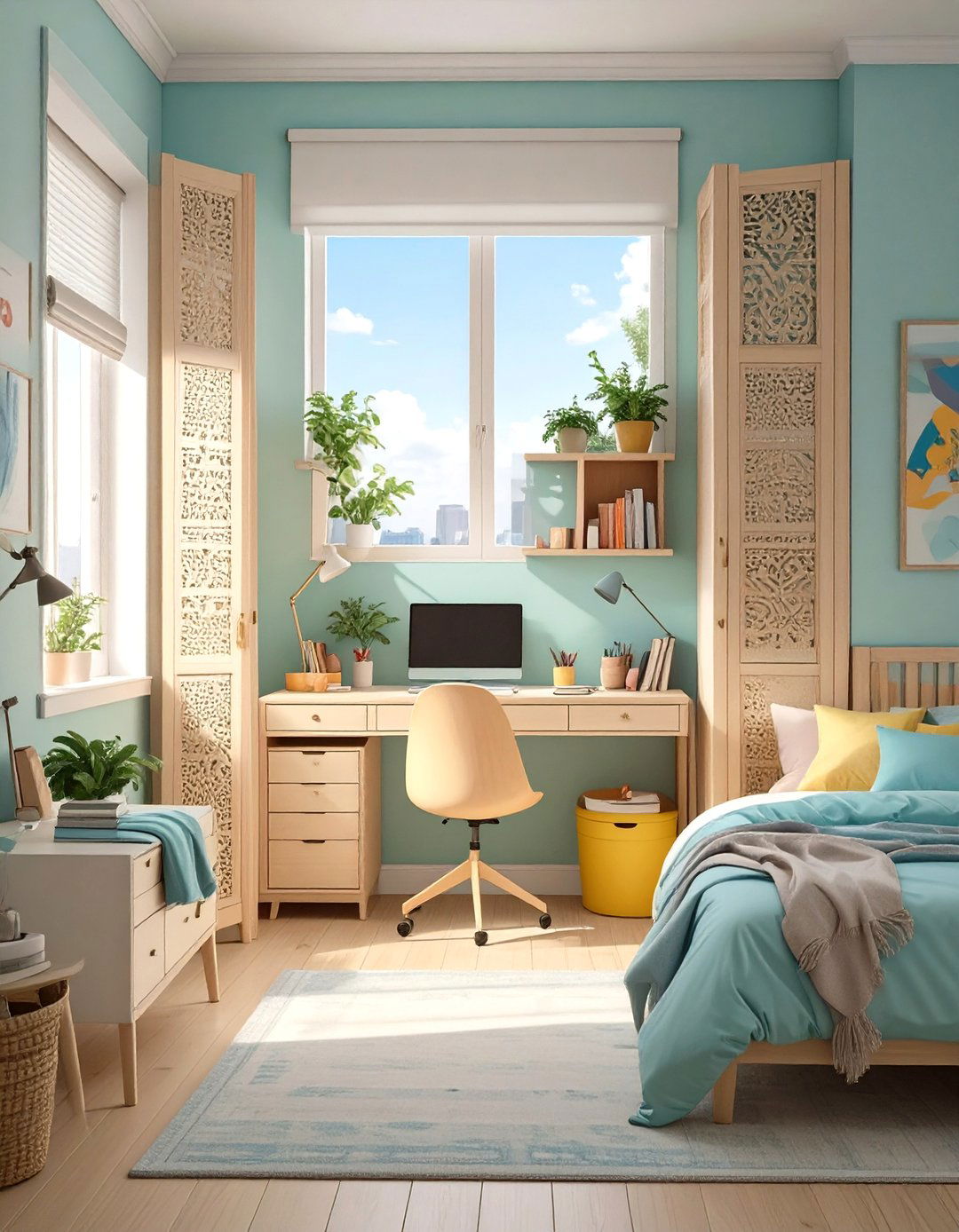 Room Divider Screen Small Office - 30 small office ideas for work