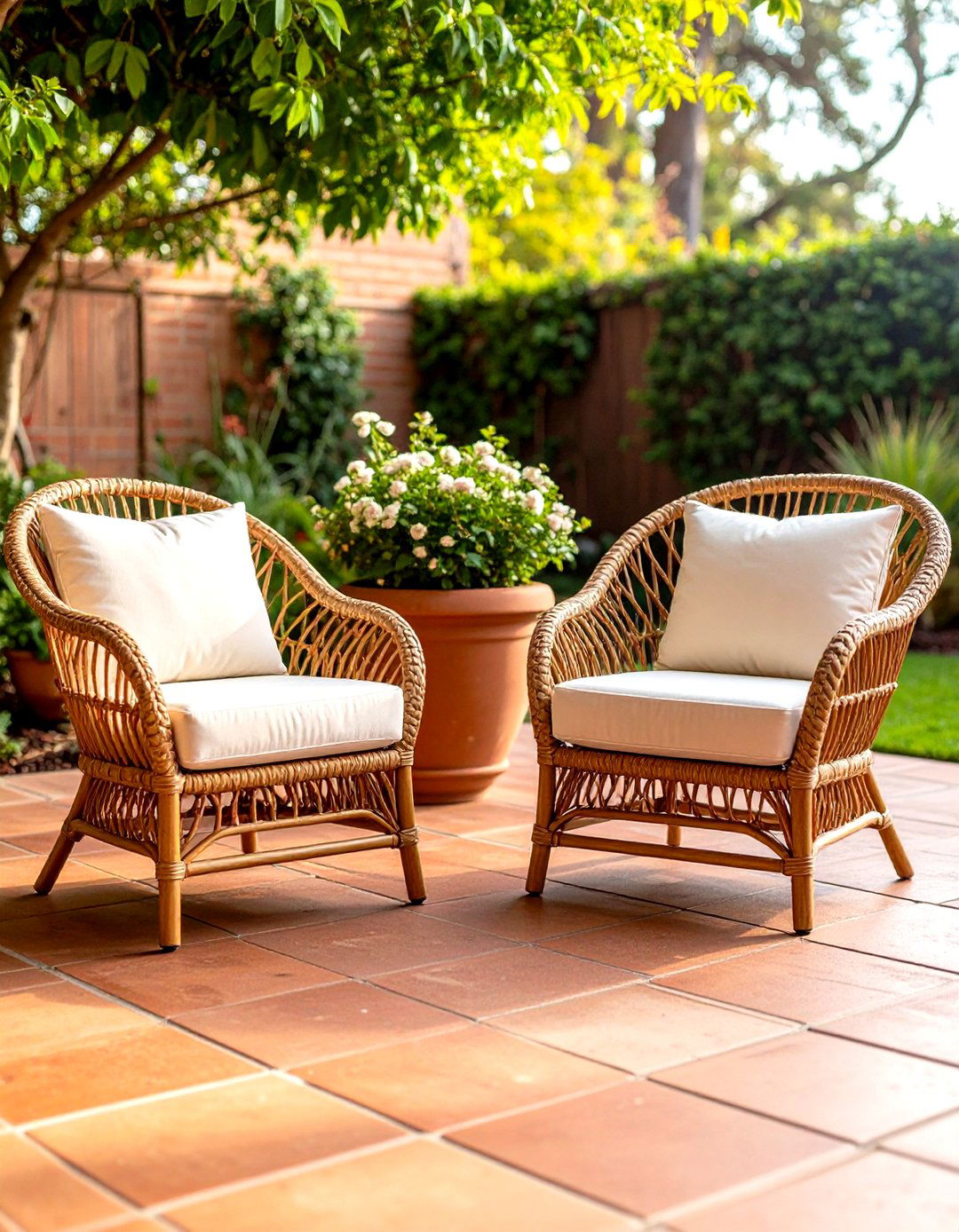 Rope Woven Outdoor Chairs - 30 patio furniture ideas