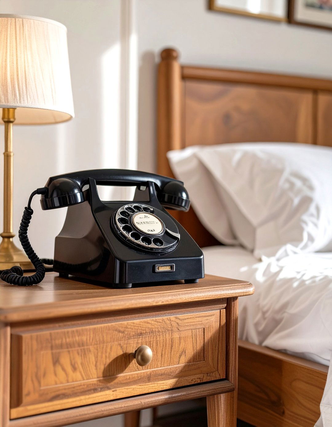 Rotary Telephone - 30 vintage bedroom ideas