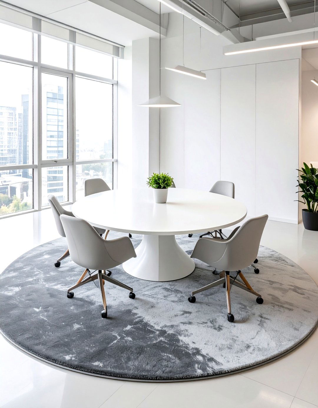 Round Office Rug - 30 office rug ideas