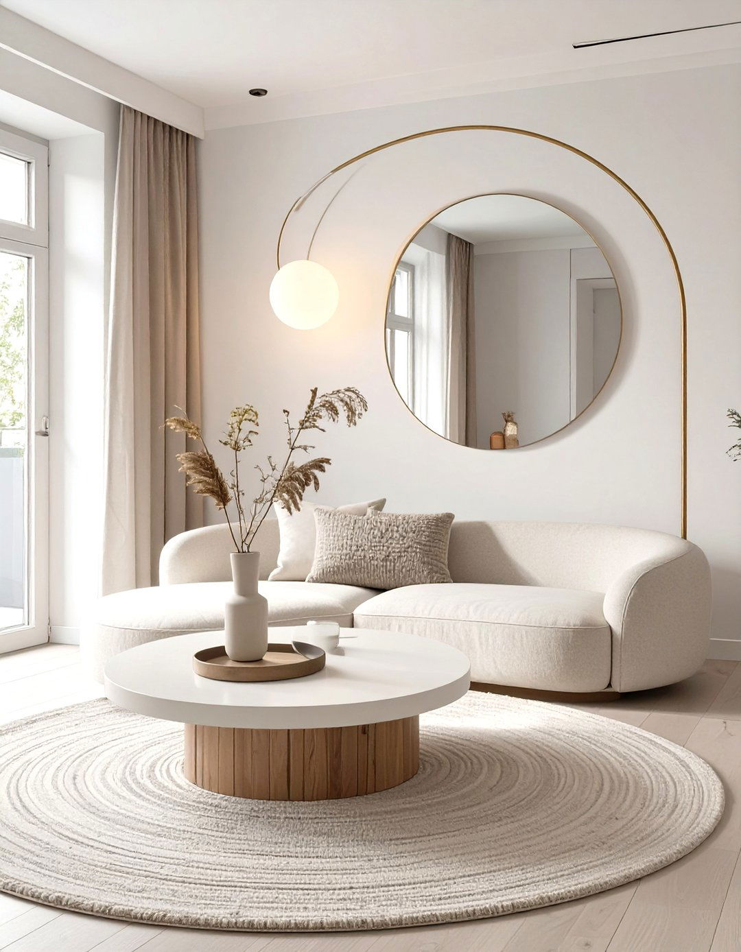 Round Shapes Small Living Room - 30 modern small modern living room design ideas
