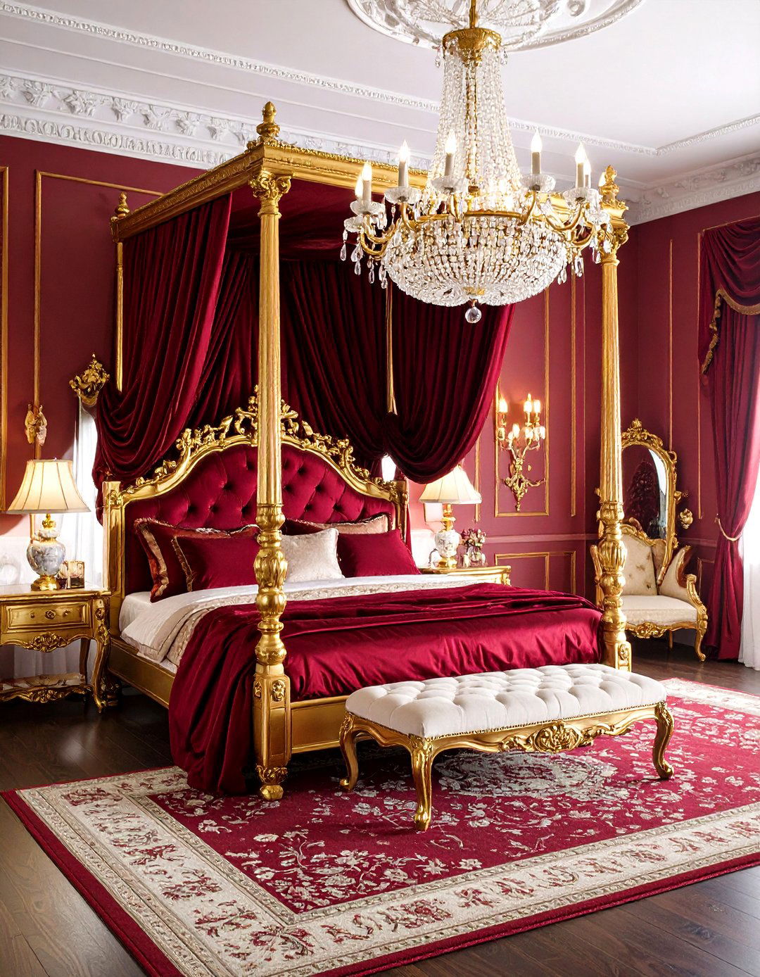 Royal Inspired Bedroom - 30 elegant bedroom ideas