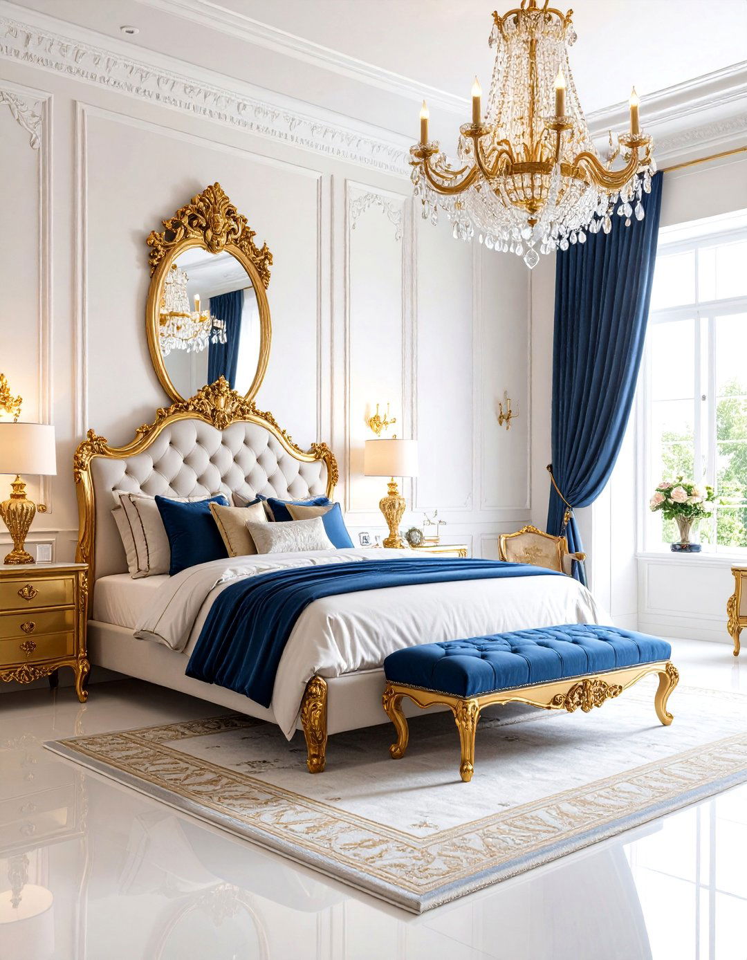 Royalcore Regal Room - 30 aesthetic room decor ideas