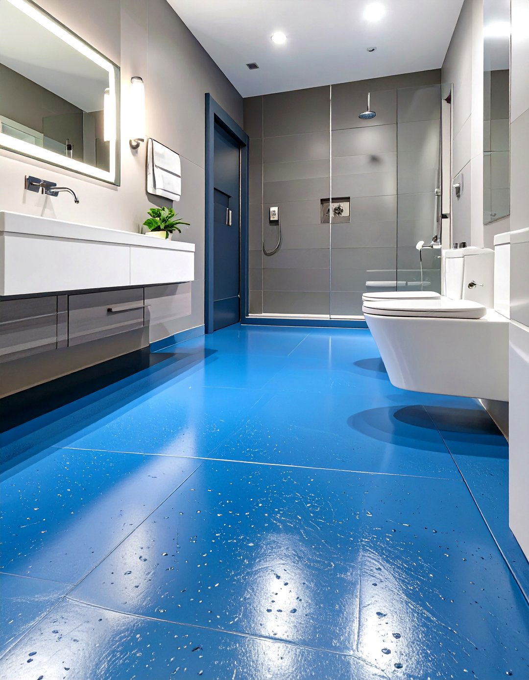 Rubber Bathroom Flooring - 30 bathroom flooring ideas