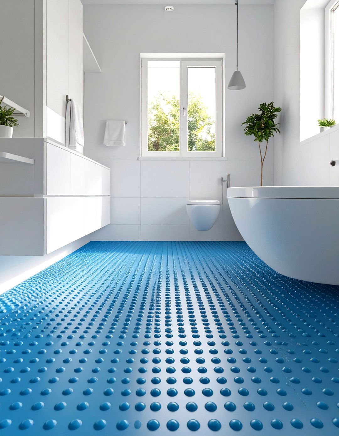 Rubber Bathroom Floors - 30 bathroom floors ideas