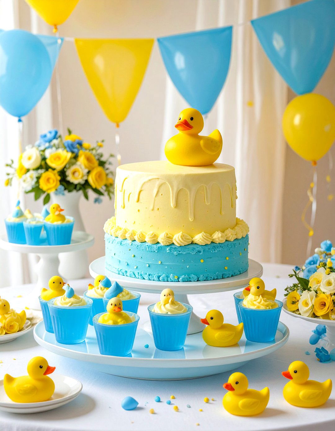 Rubber Ducky April Showers Theme - 30 sprinkle baby shower ideas