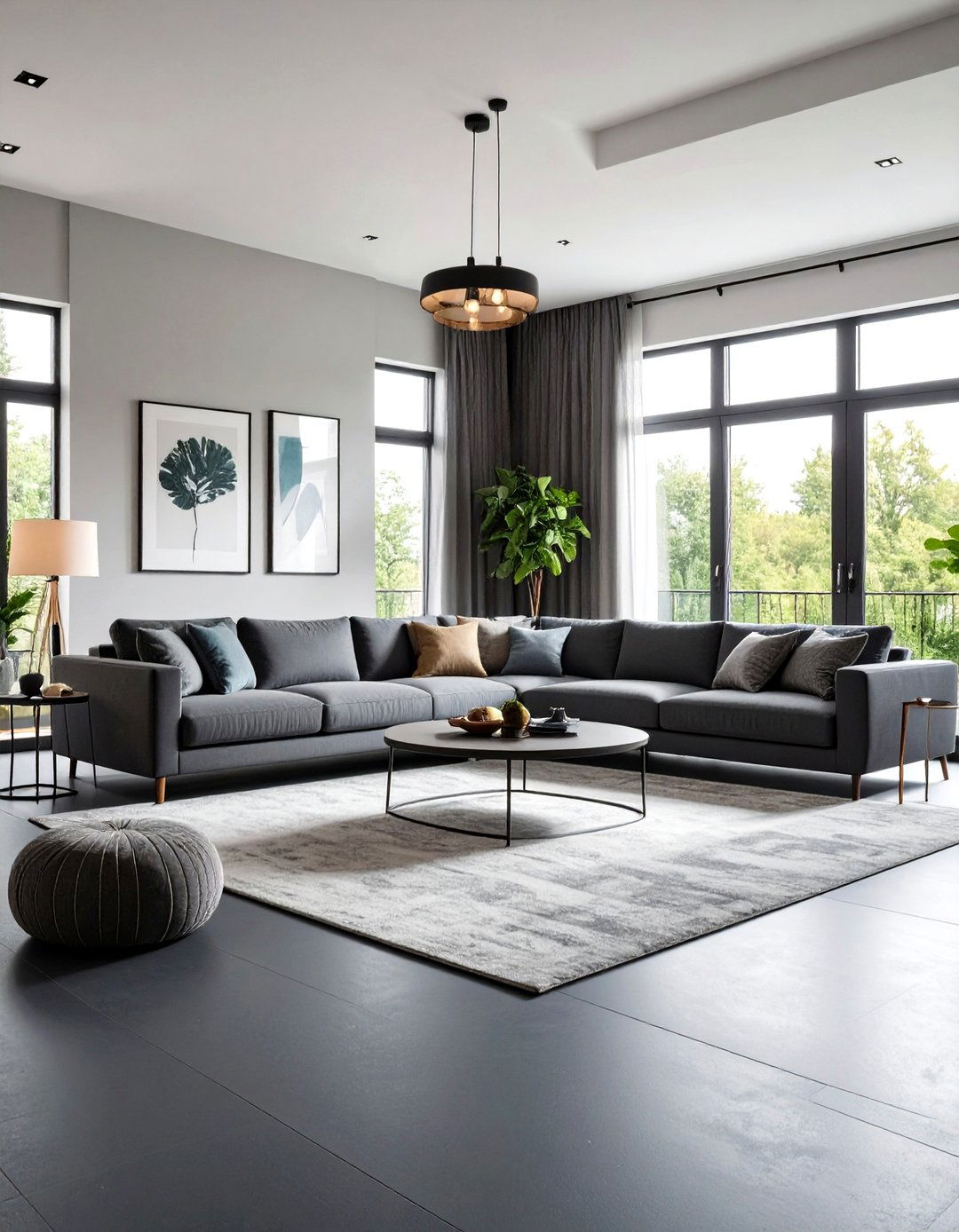 Rubber Flooring for a Modern Look - 30 living room floor ideas