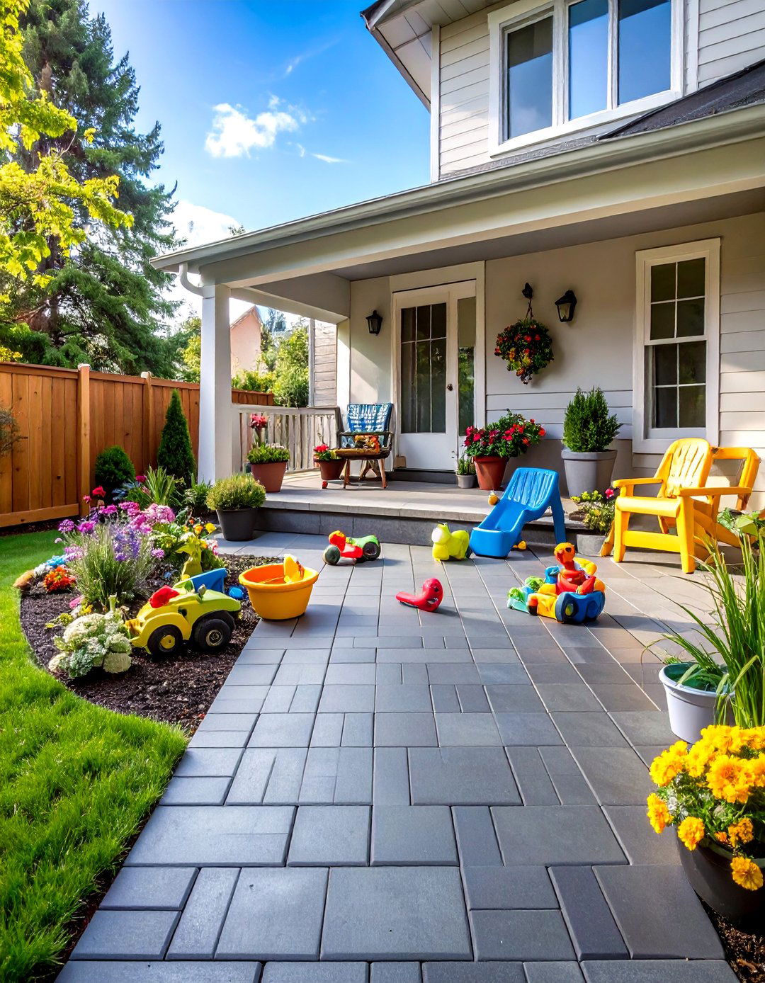 Rubber Paver Porch Flooring - 30 porch flooring ideas