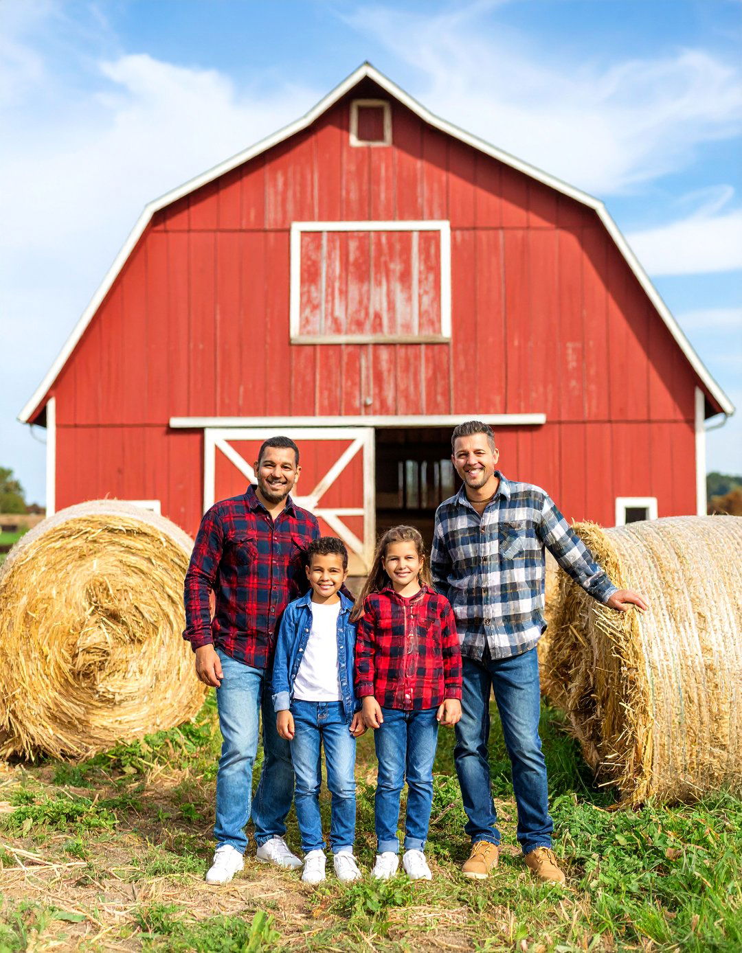 Rustic Barn and Farmland Family Photos - 30 outdoor family photo ideas