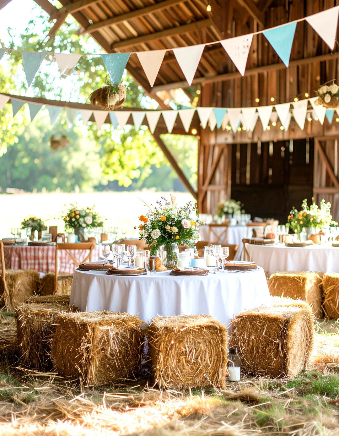 Rustic Barnyard Baby Bash - 30 fall baby shower ideas