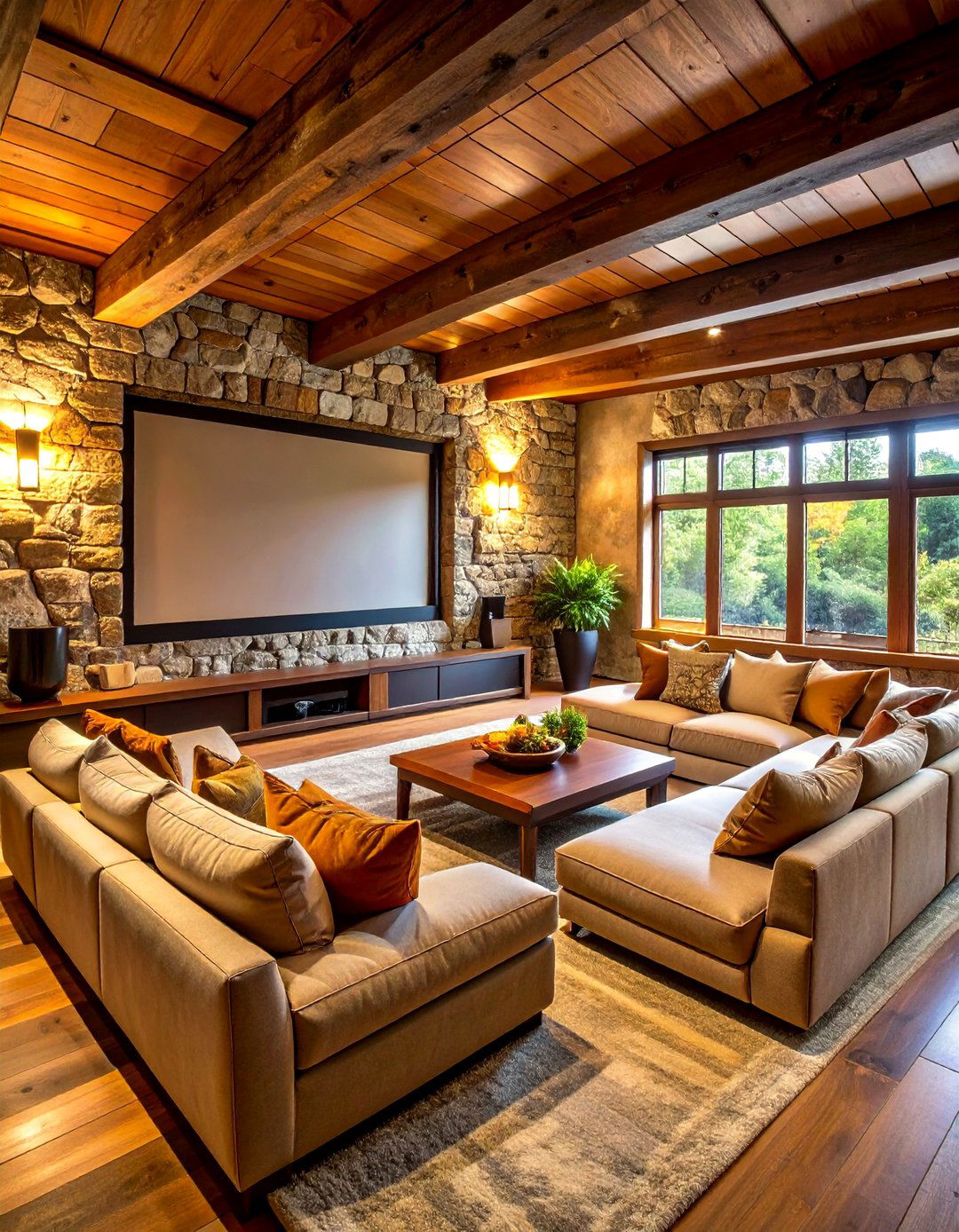 30 Rustic Basement Ideas to Transform Your Extra Space - We Love Home Blog