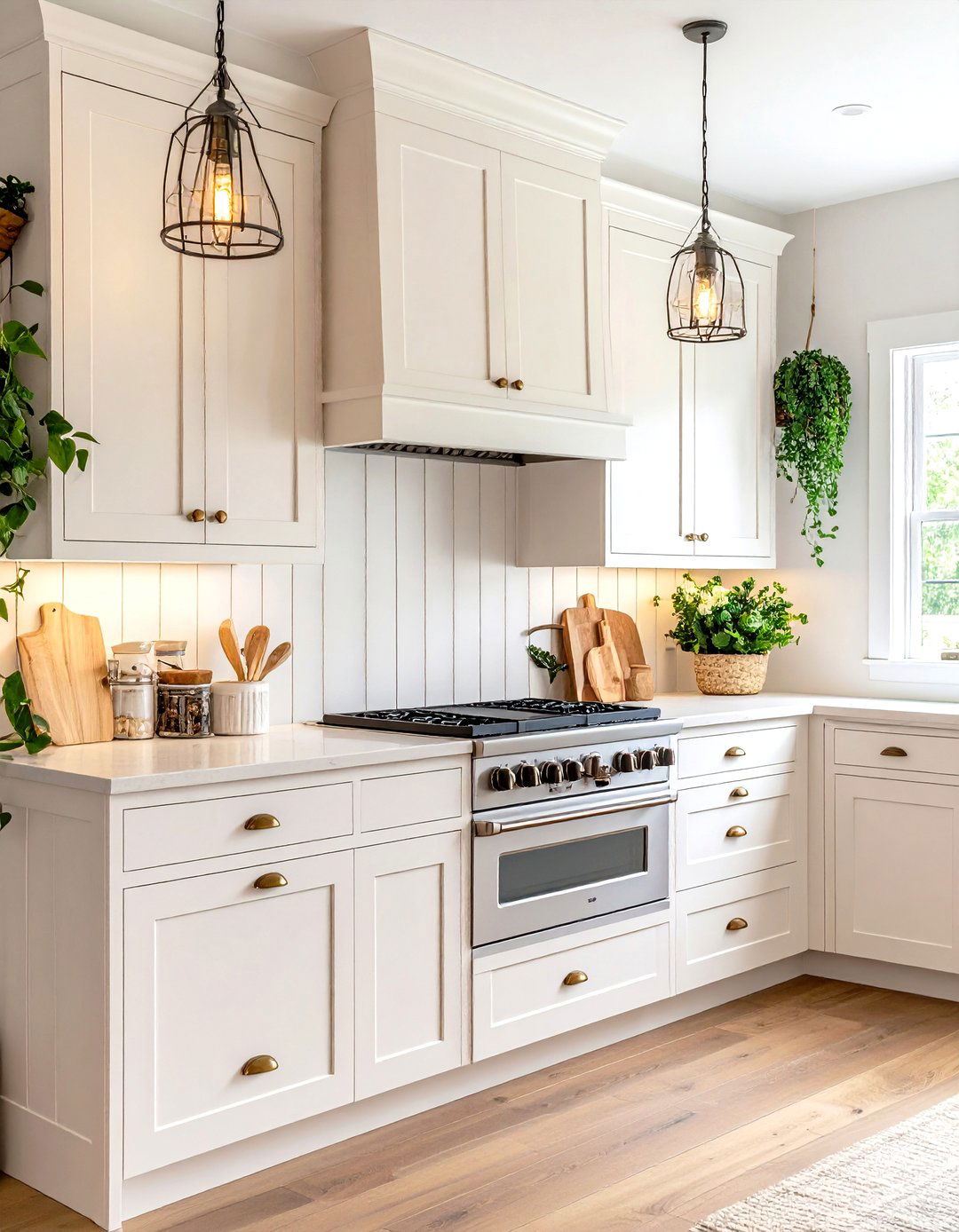 Rustic Beadboard Panel Backsplash - 30 easy backsplash ideas