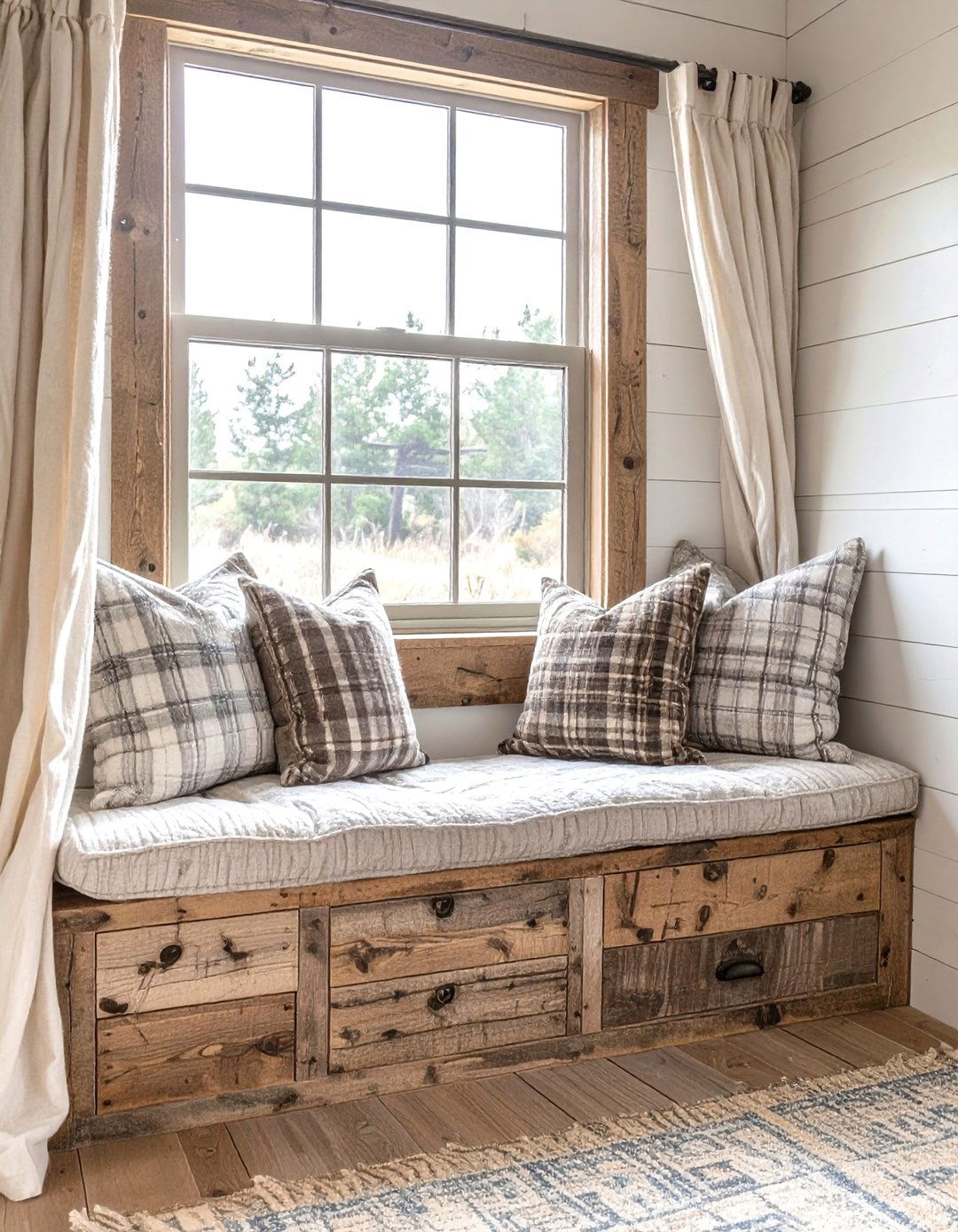 Rustic Bedroom Window Seat - 30 bedroom window ideas