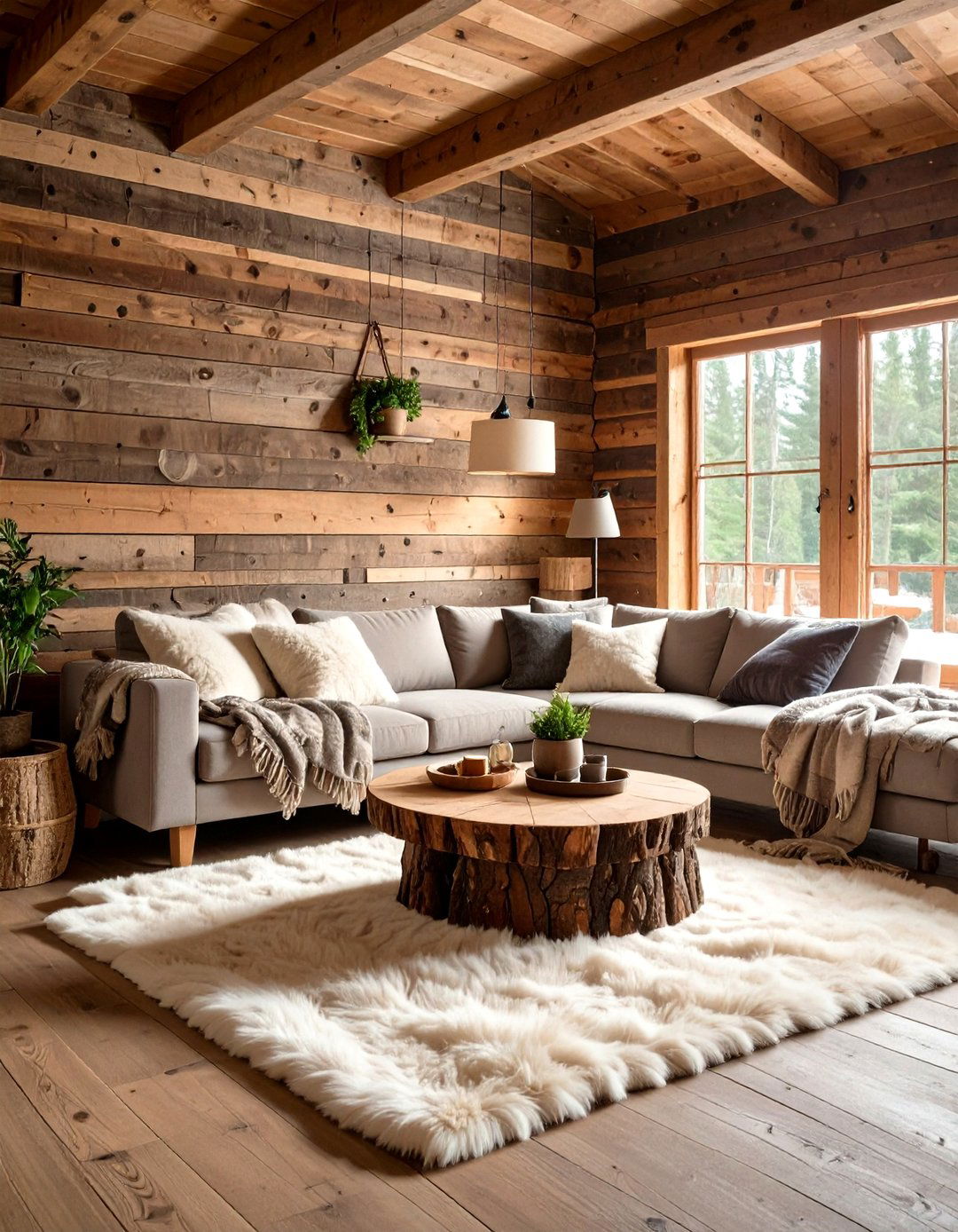 Rustic Cabin Ambiance with DIY Decor - 30 affordable interior design ideas