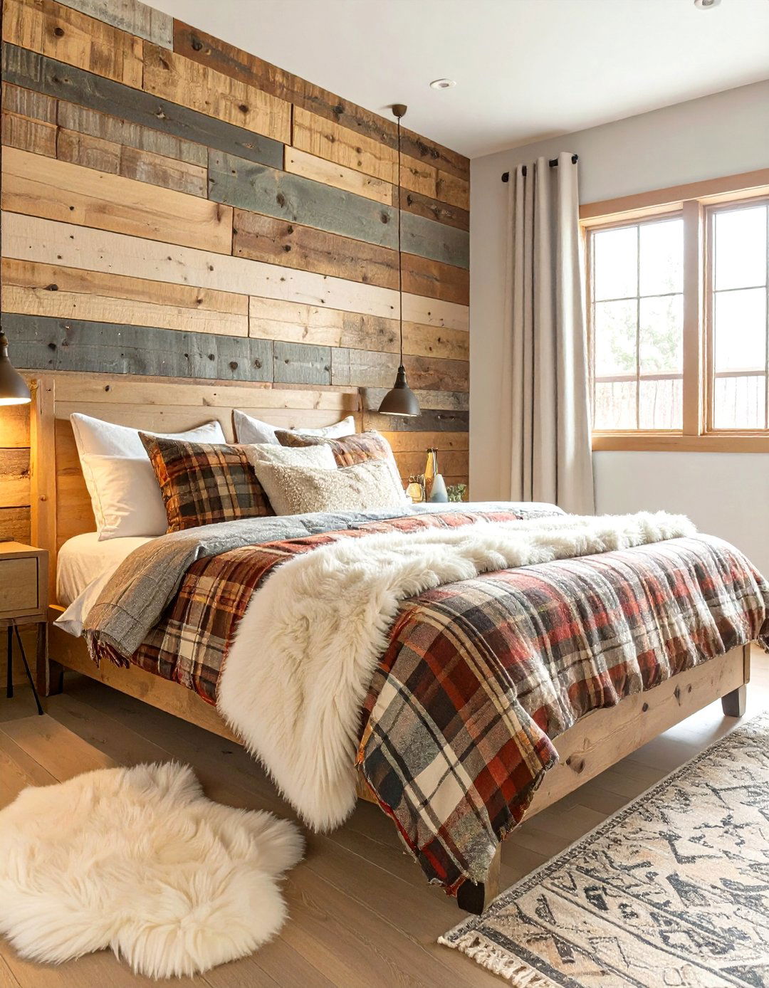 Rustic Cabin Bedroom - 30 apartment bedroom ideas