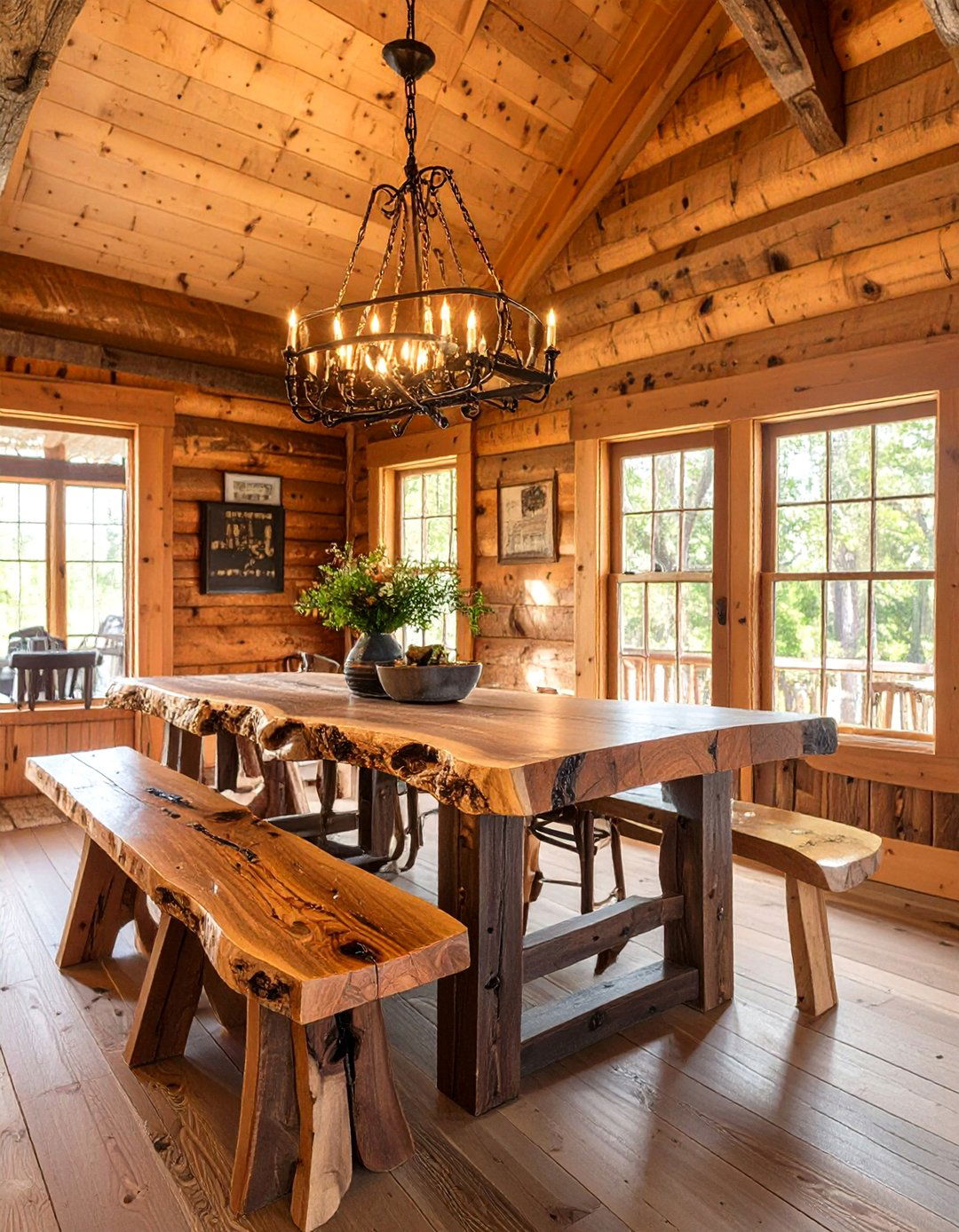 Rustic Cabin Dining Room - 30 casual dining room ideas