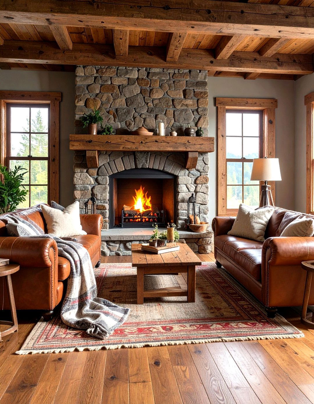 Rustic Cabin Interior Design - 30 interior design style ideas