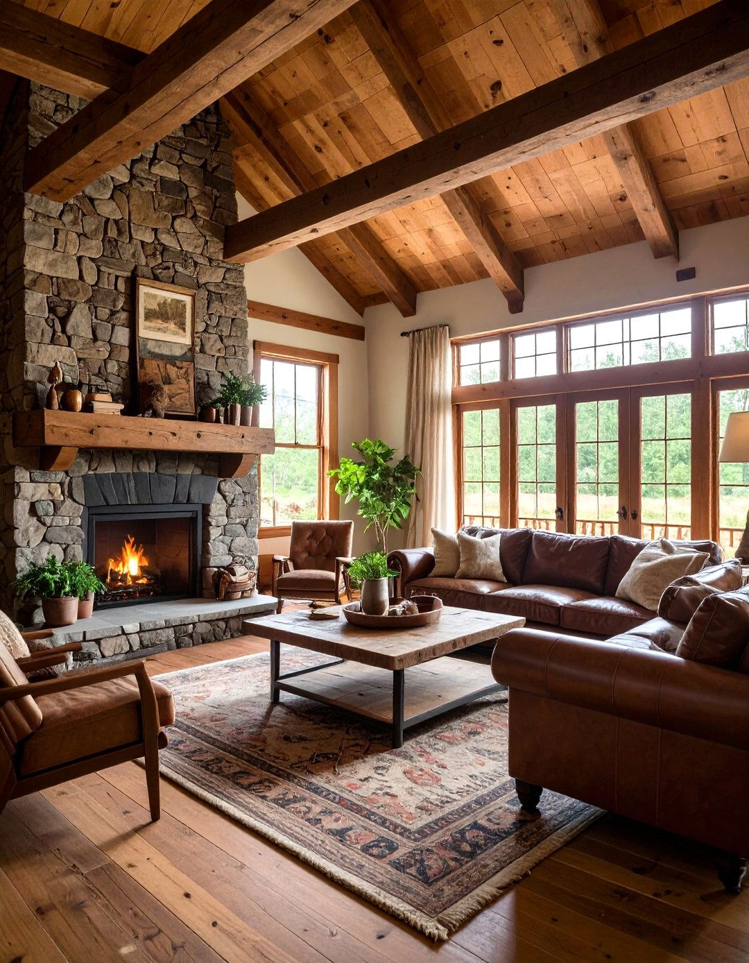 Rustic Cabin Interior Design - 30 different interior design styles ideas