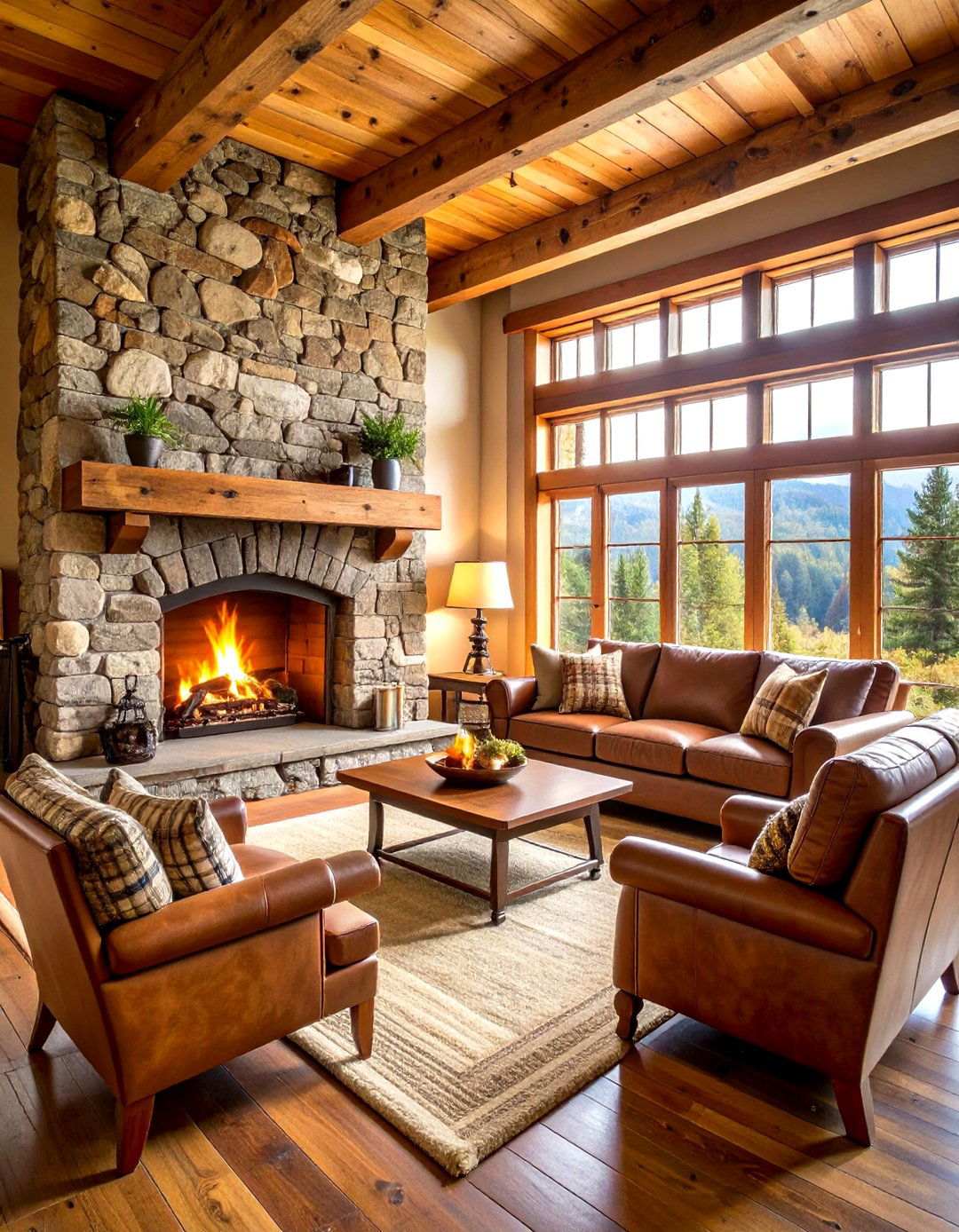 Rustic Cabin Living Room - 30 design your living room ideas