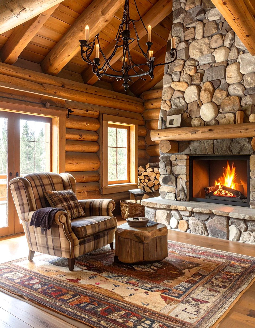 Rustic Cabin Mountain Escape - 30 free house design ideas