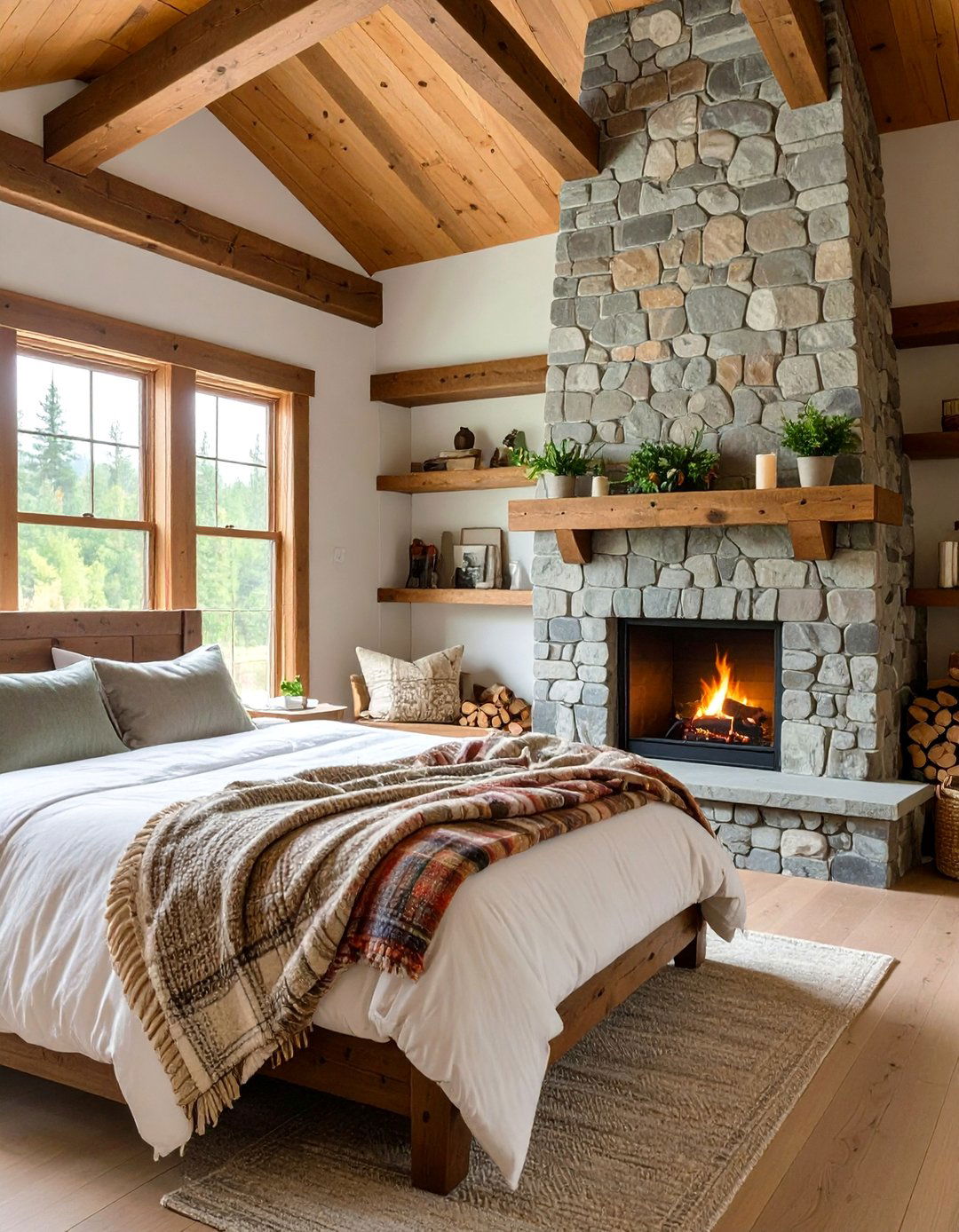 Rustic Cabin Style Bedroom - 30 home design furniture ideas