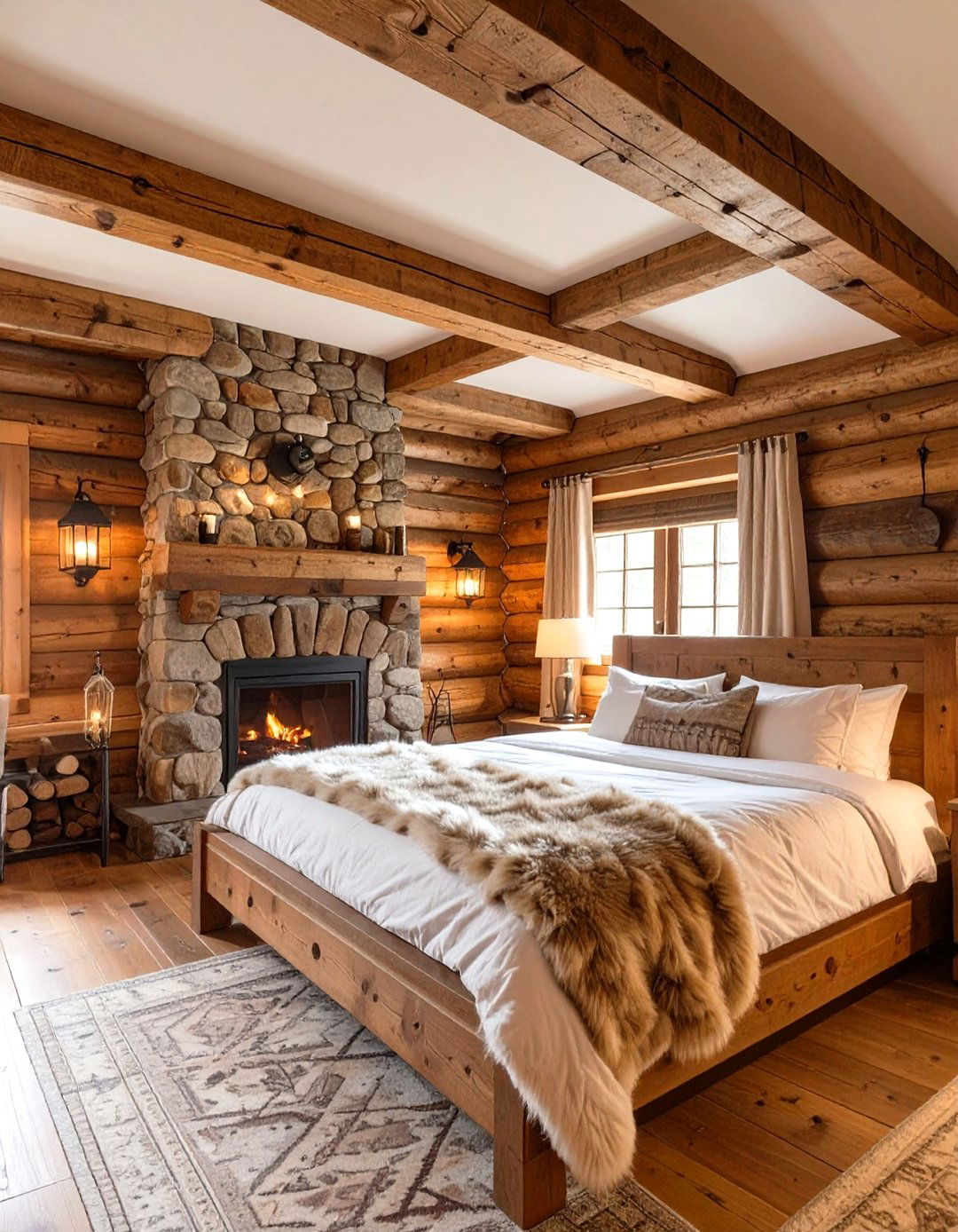 Rustic Cabin Style Bedroom - 30 interior design photo ideas