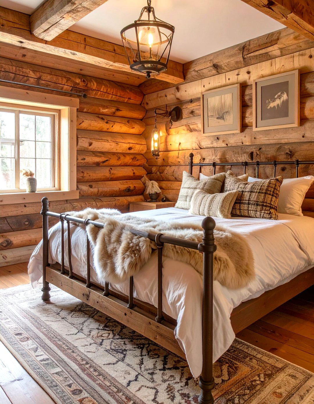 Rustic Cabin Style Bedroom - 30 interior design photos ideas