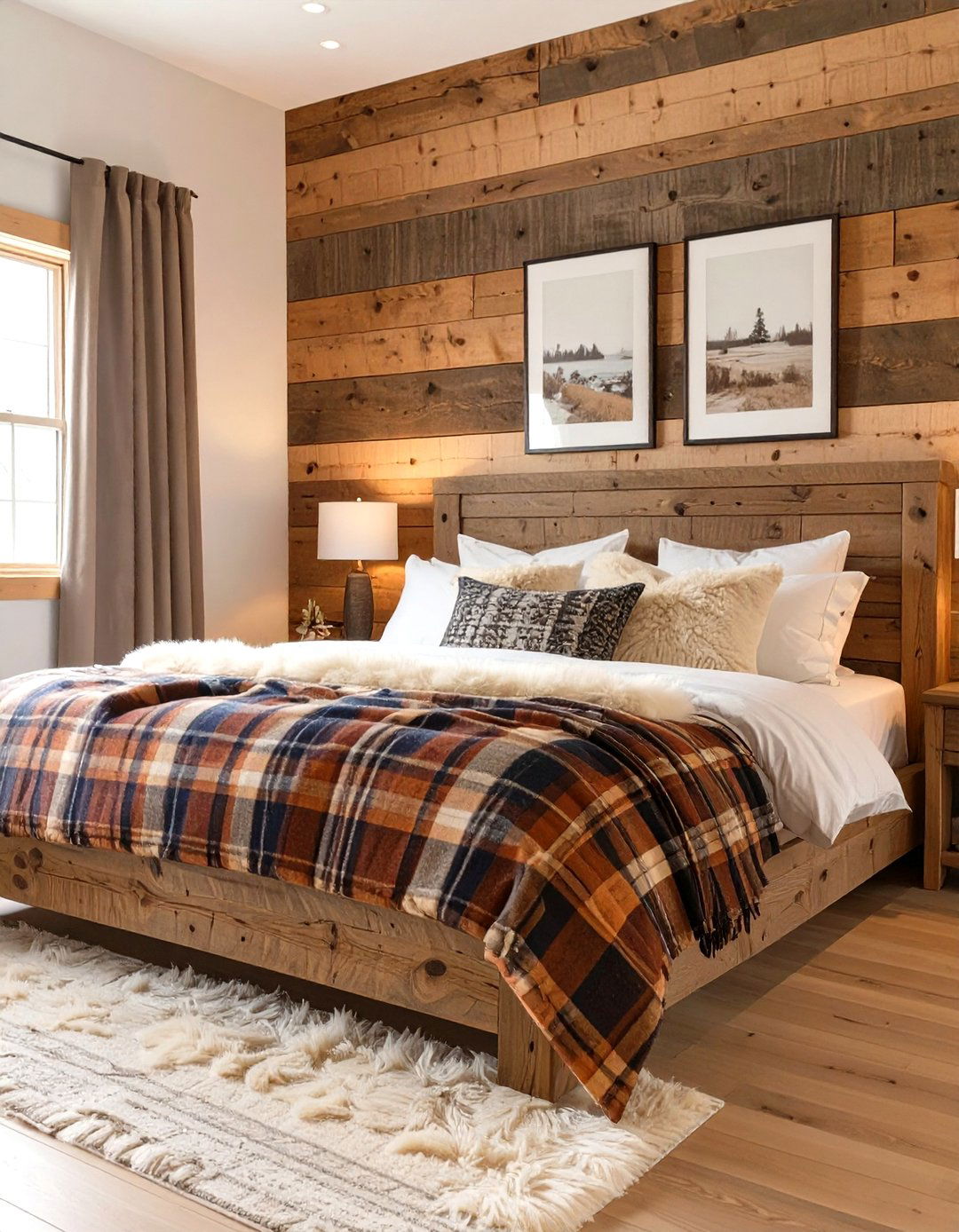 Rustic Cabin Style Bedroom - 30 free home design ideas