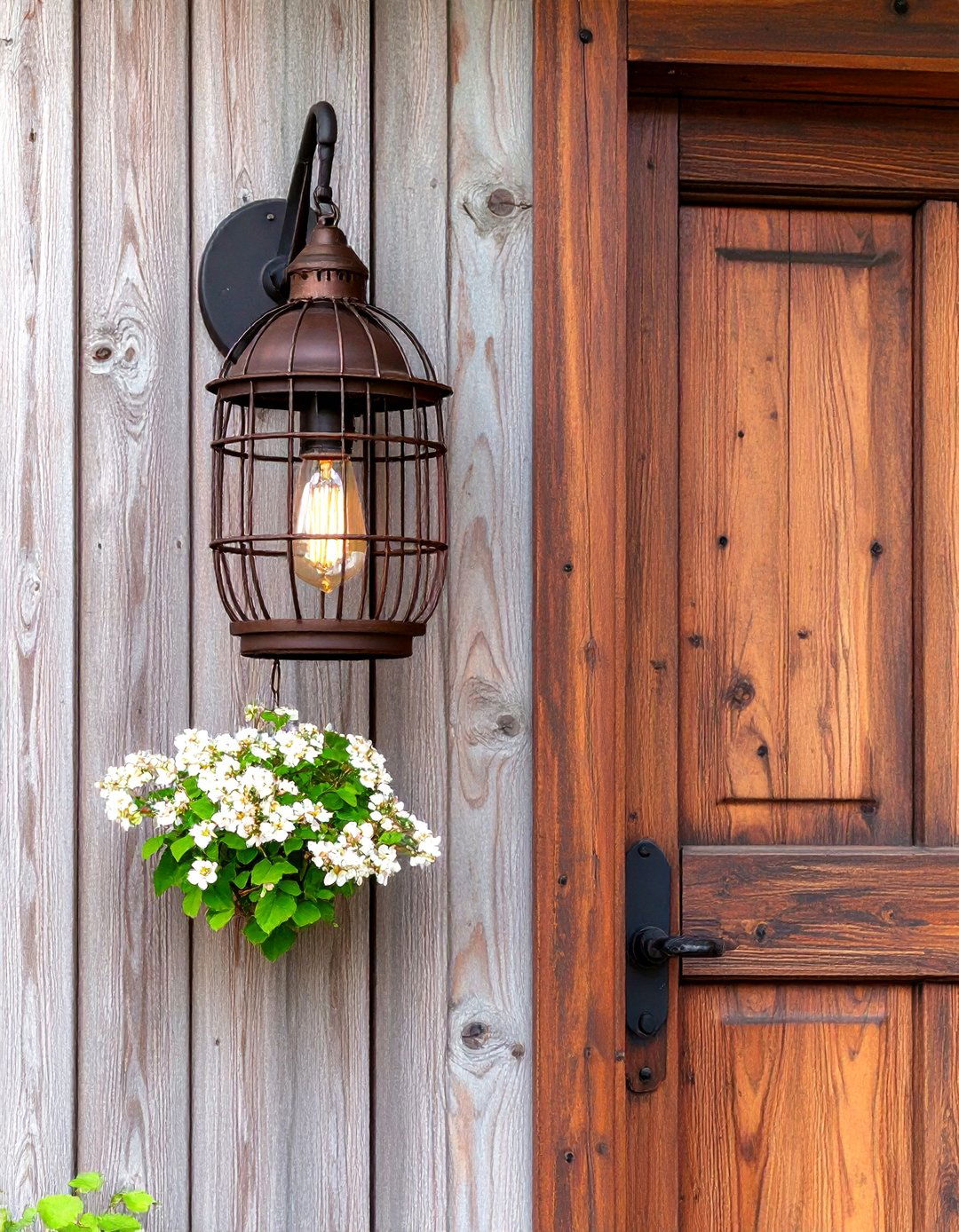 Rustic Cage Porch Lighting - 30 porch lighting ideas