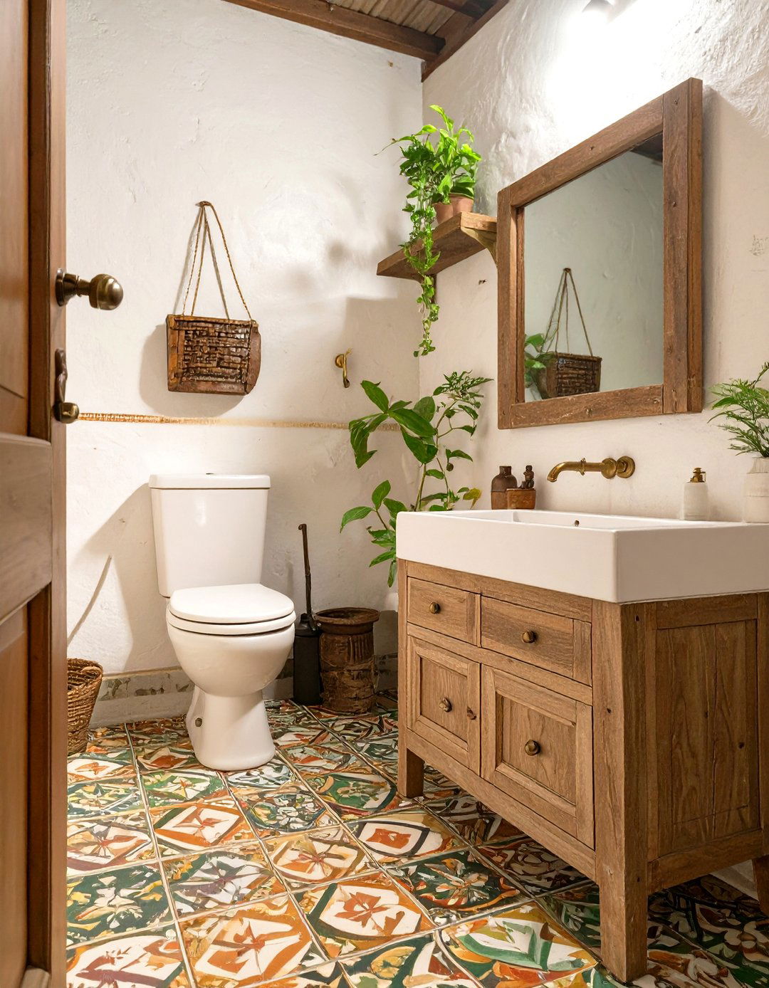 Rustic Chettinad Inspired Indian Toilet Bathroom - 30 indian toilet bathroom design ideas